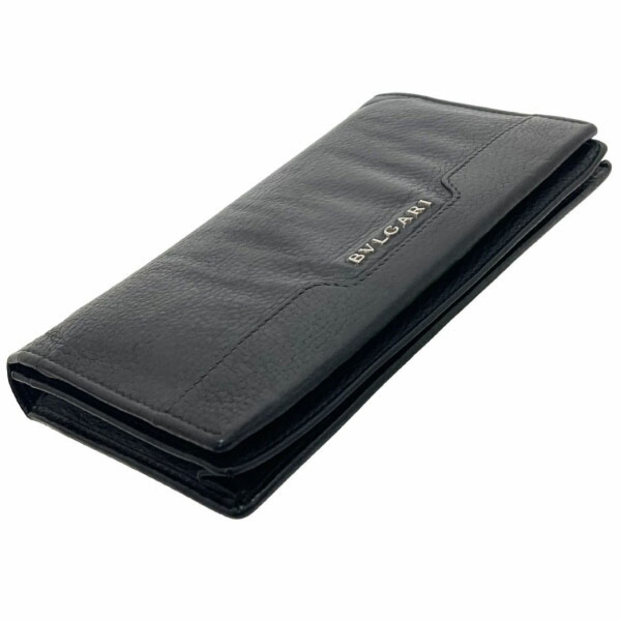 Leather Long Wallet (Bi-Fold) (Pre-Owned) - Bvlgari - Modalova