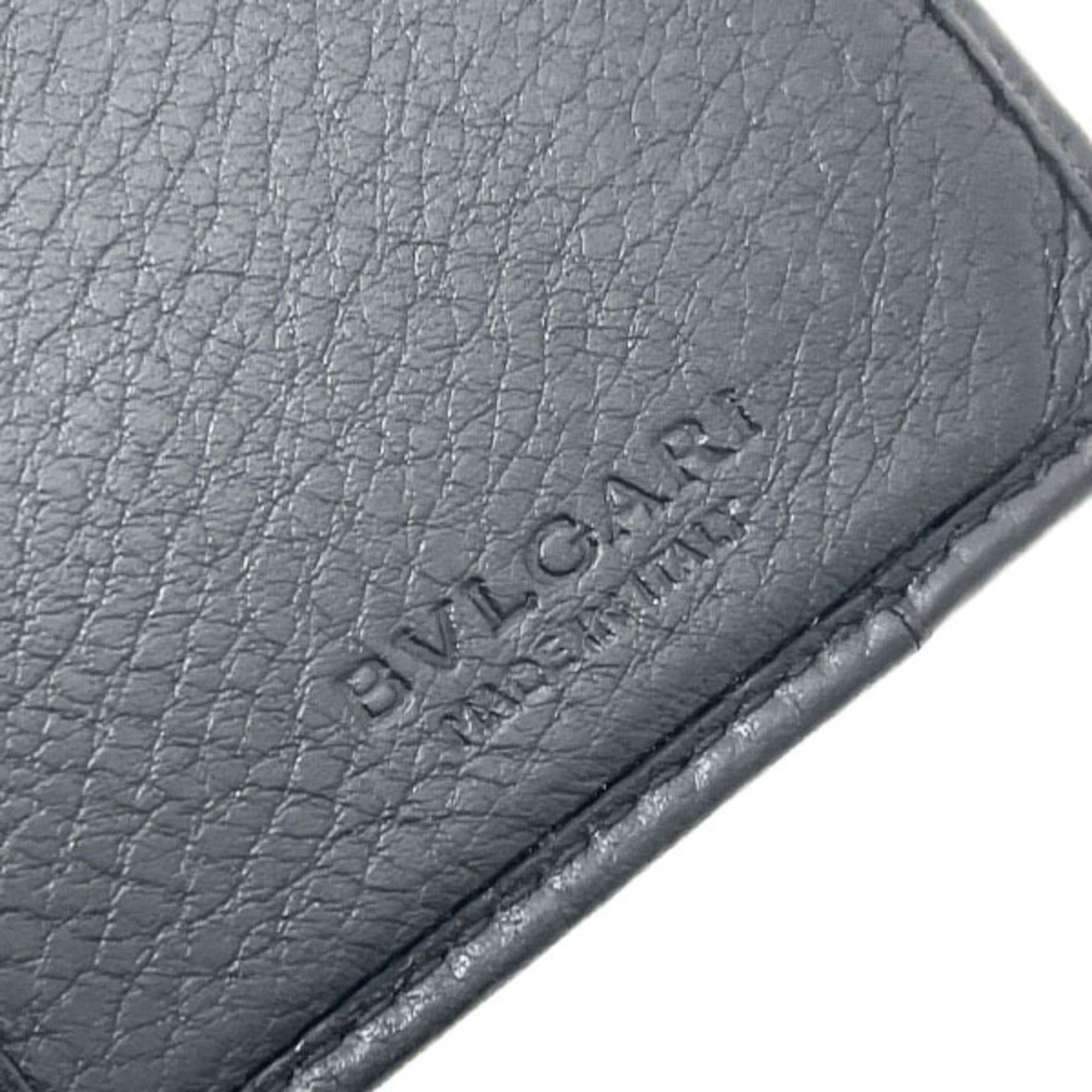 Leather Long Wallet (Bi-Fold) (Pre-Owned) - Bvlgari - Modalova