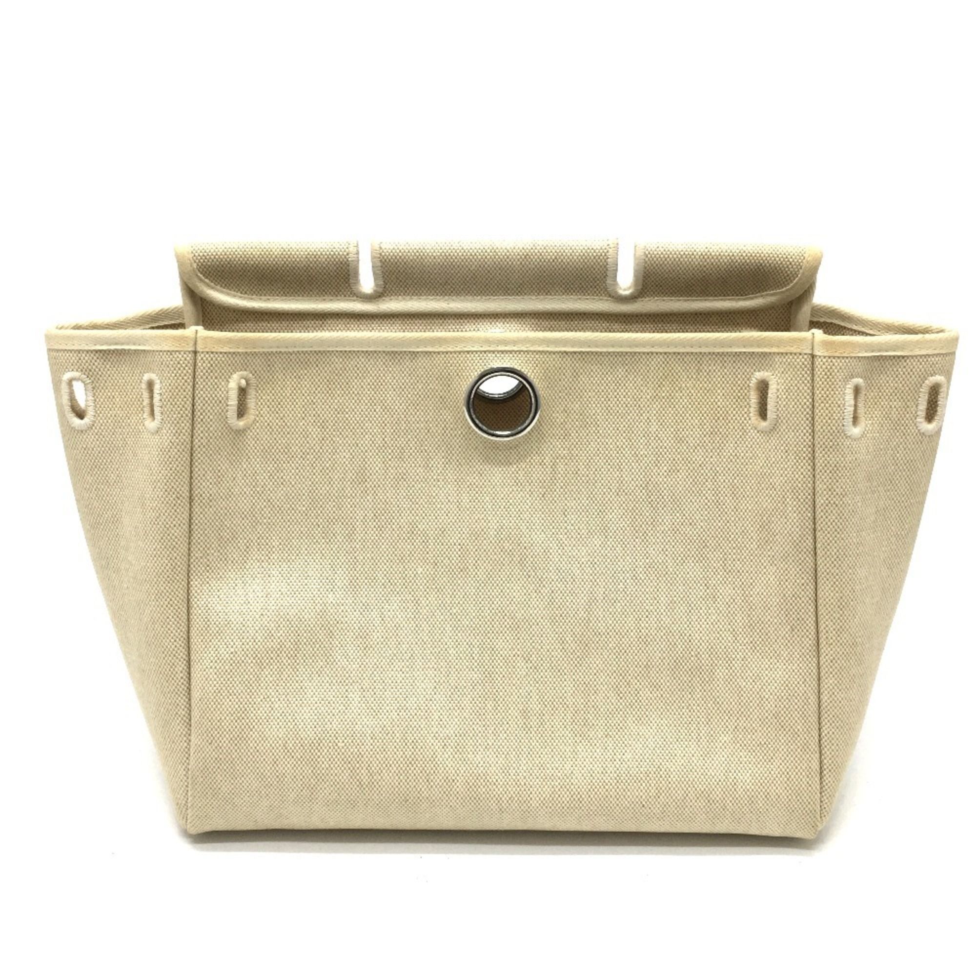 Her Bag Canvas Leather Backpack (Pre-Owned) - Hermes - Modalova