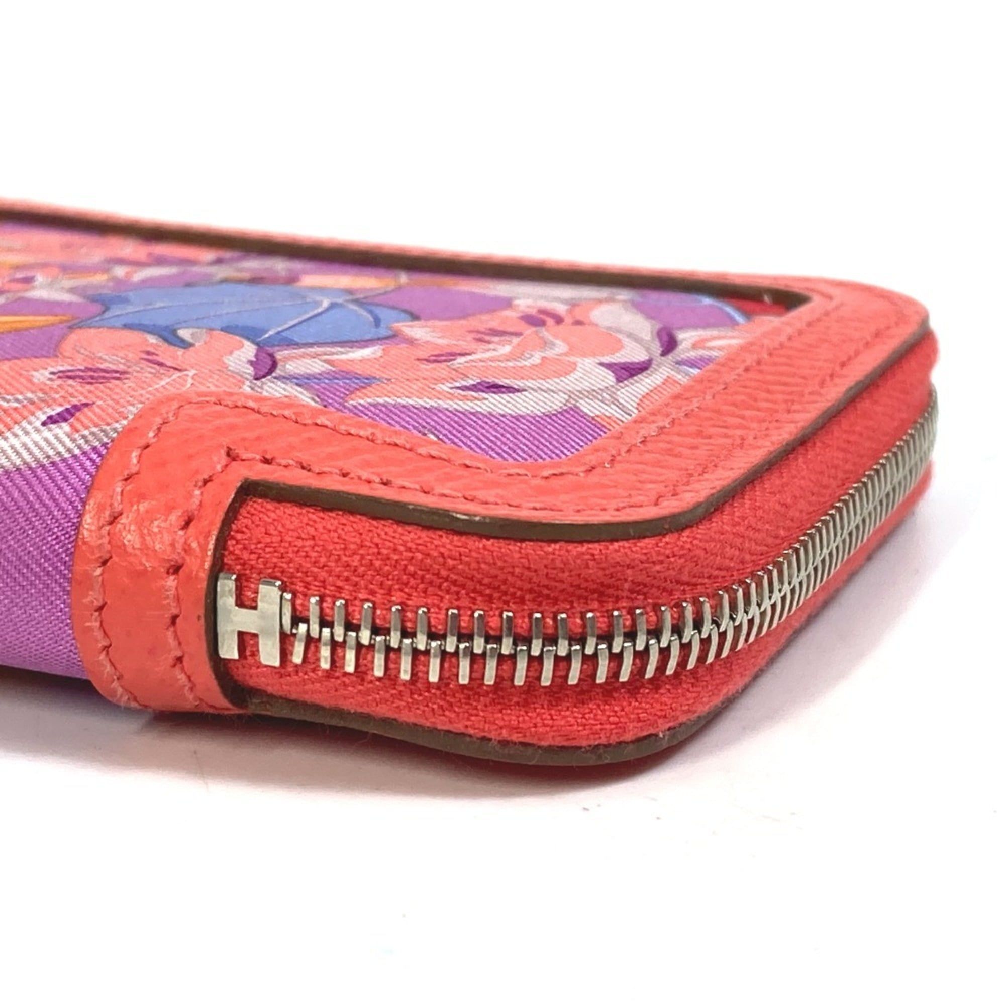 Soie Cool Epsom Leather Silk Wallet (Bi-Fold) (Pre-Owned) - Hermes - Modalova