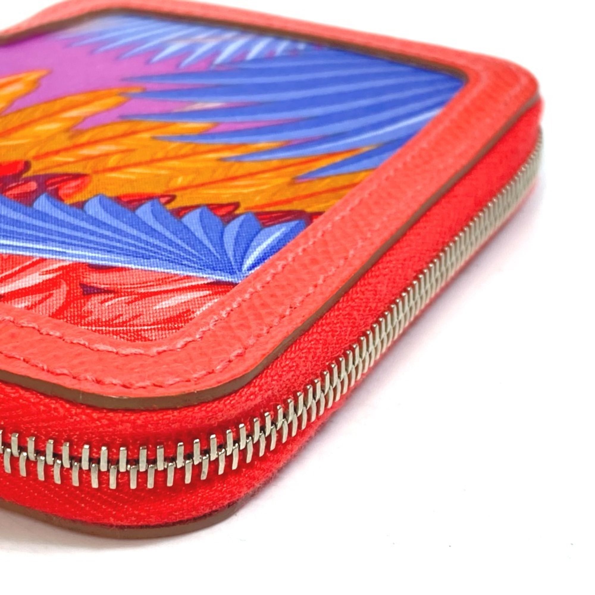 Soie Cool Epsom Leather Silk Wallet (Bi-Fold) (Pre-Owned) - Hermes - Modalova