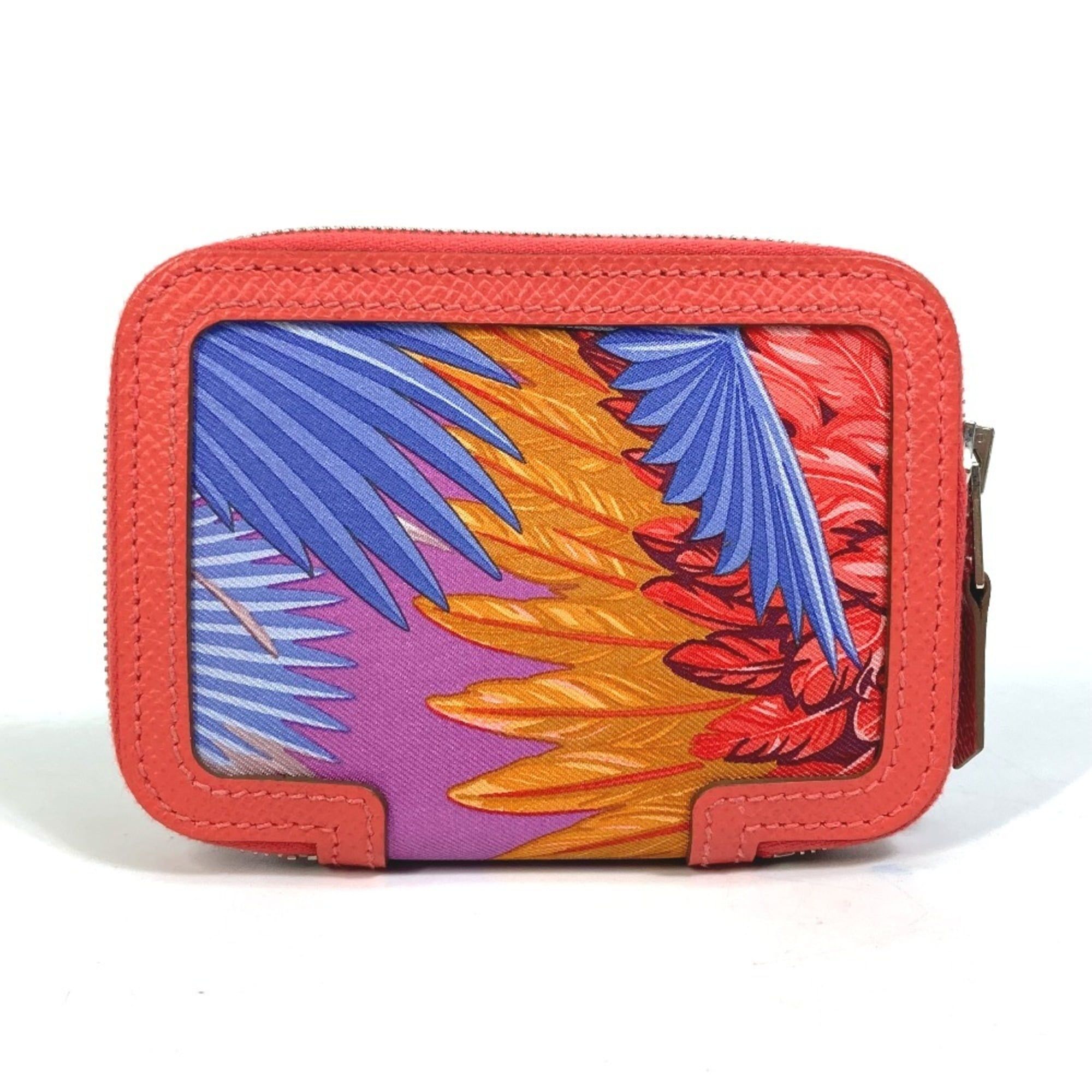 Soie Cool Epsom Leather Silk Wallet (Bi-Fold) (Pre-Owned) - Hermes - Modalova