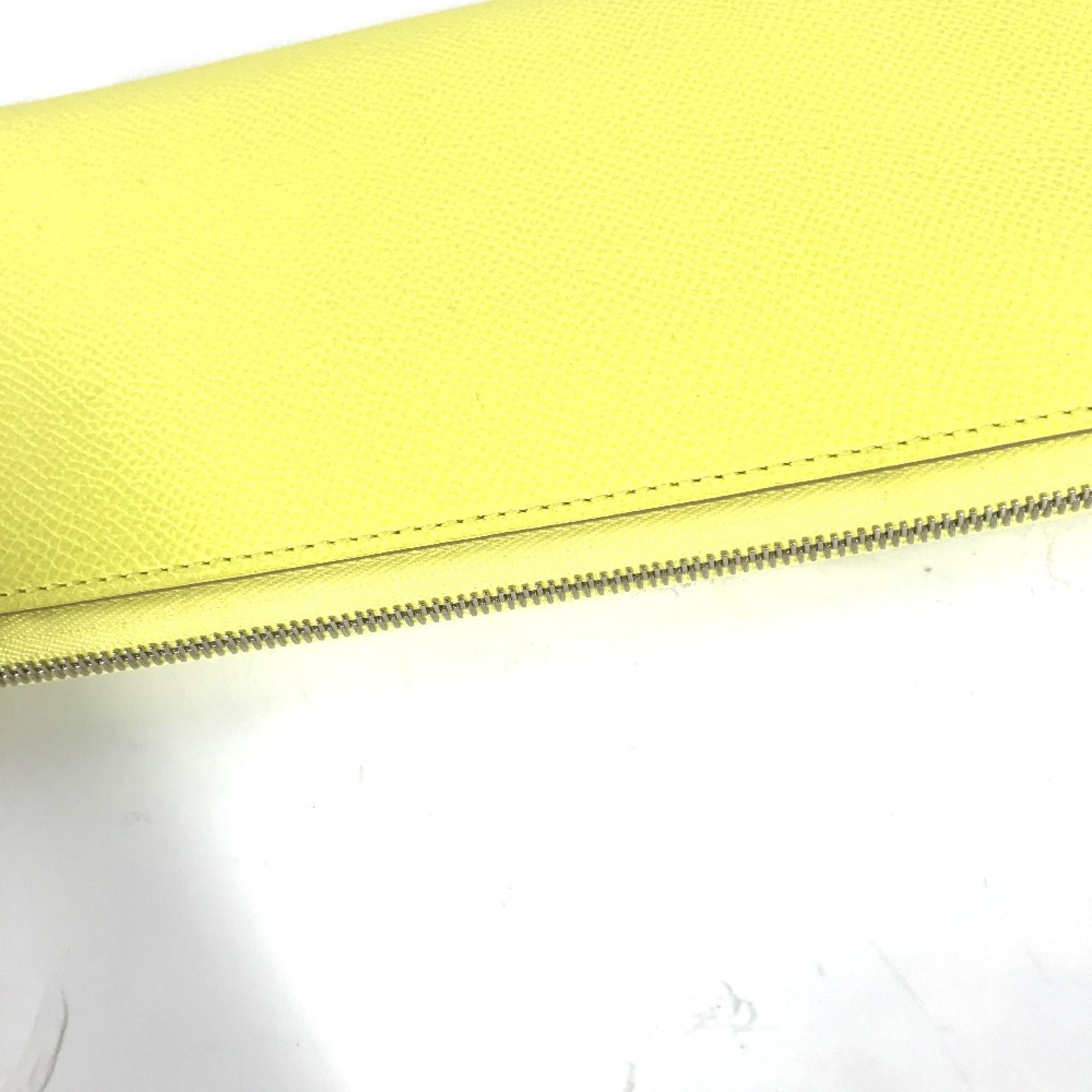 Silk'in Epsom Leather Long Wallet (Bi-Fold) (Pre-Owned) - Hermes - Modalova