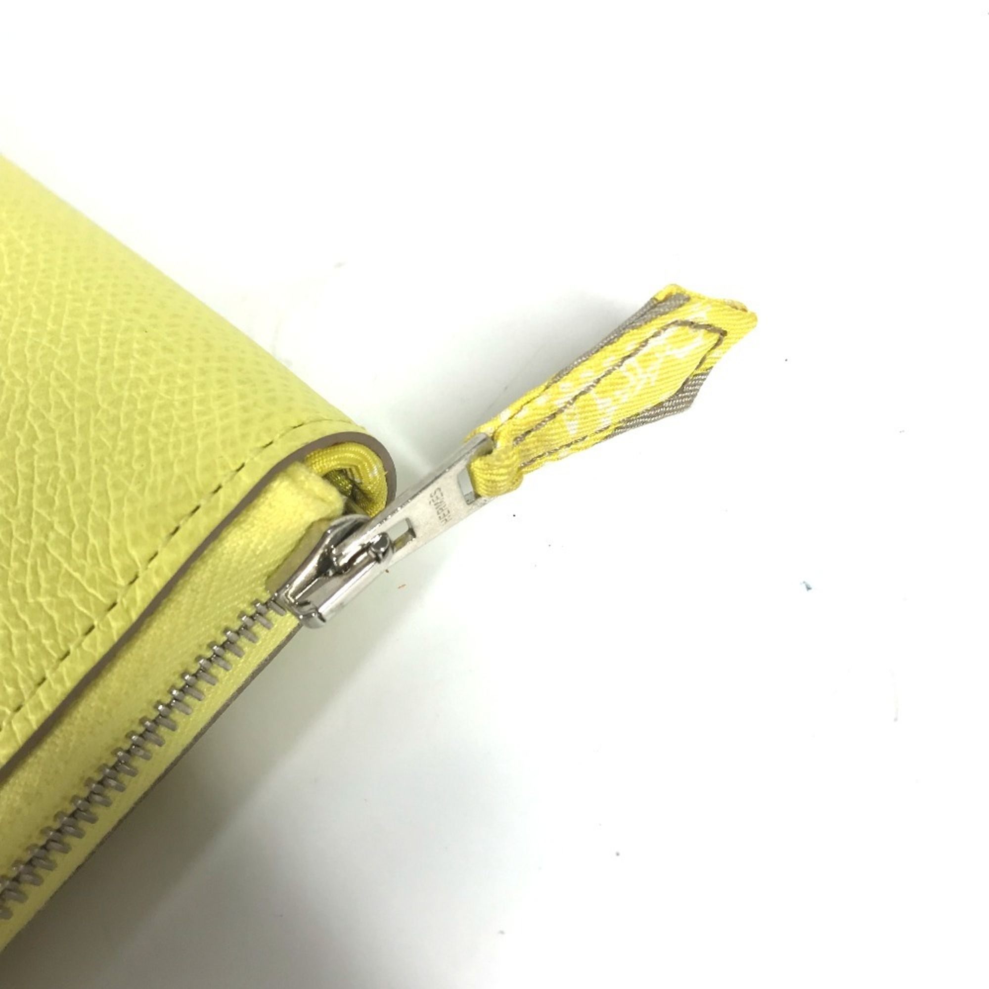 Silk'in Epsom Leather Long Wallet (Bi-Fold) (Pre-Owned) - Hermes - Modalova
