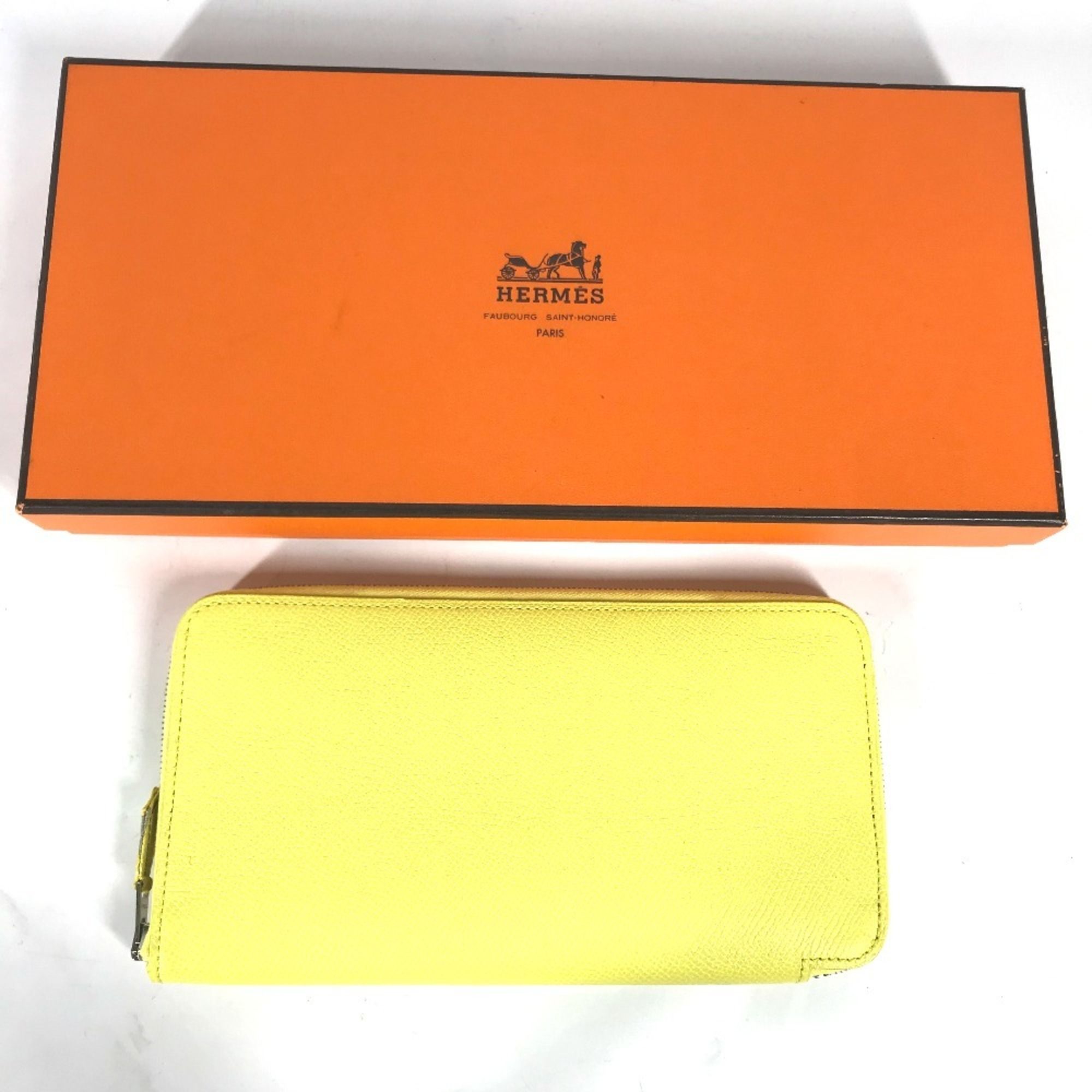 Silk'in Epsom Leather Long Wallet (Bi-Fold) (Pre-Owned) - Hermes - Modalova