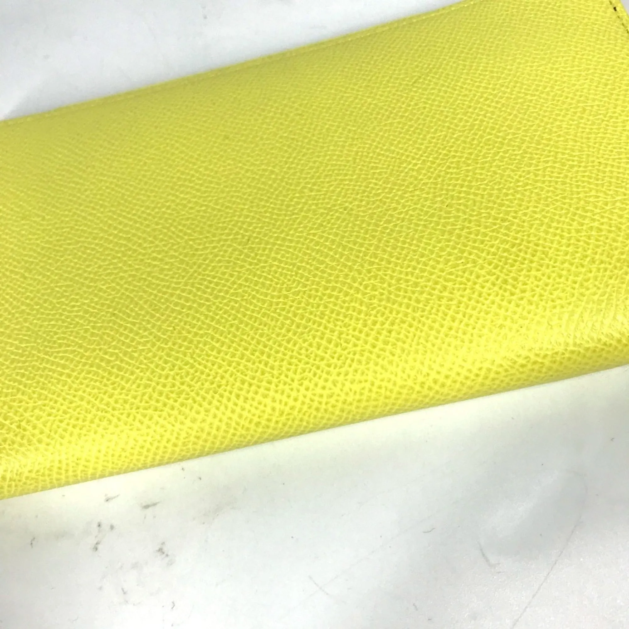 Silk'in Epsom Leather Long Wallet (Bi-Fold) (Pre-Owned) - Hermes - Modalova