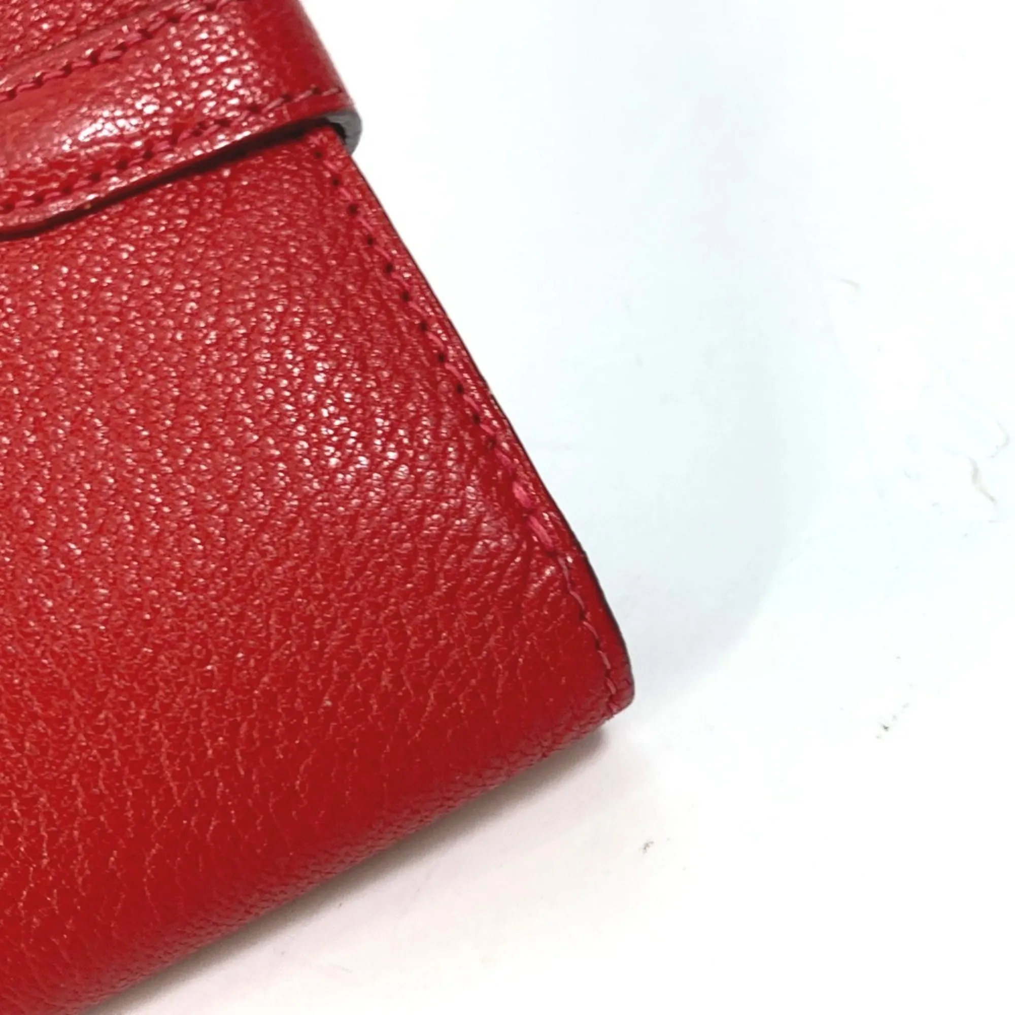Chevre Leather Wallet (Tri-Fold) (Pre-Owned) - Hermes - Modalova