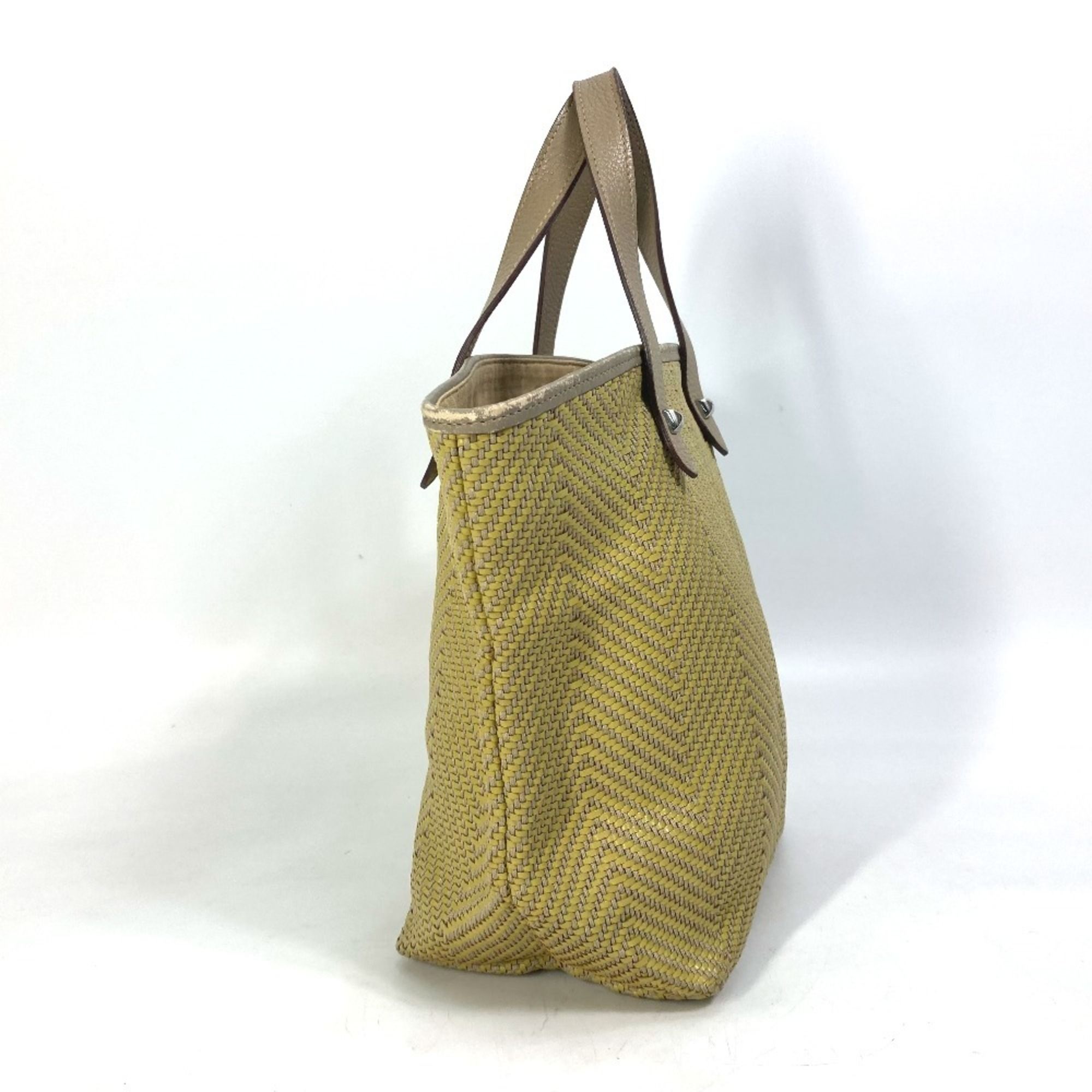 Leather Polyester Handbag Tote Bag (Pre-Owned) - Hermes - Modalova