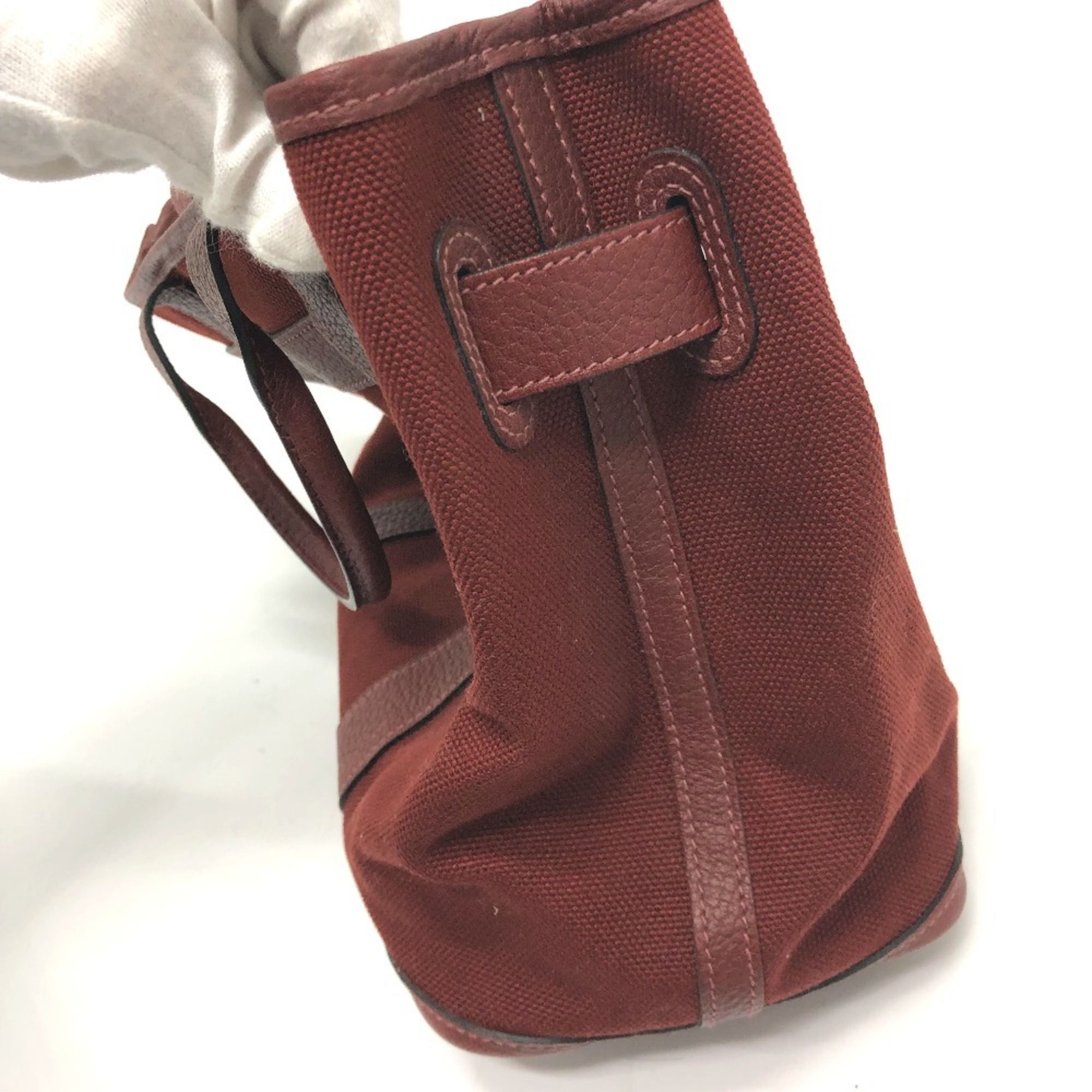 Canvas Leather Tote Bag (Pre-Owned) - Hermes - Modalova