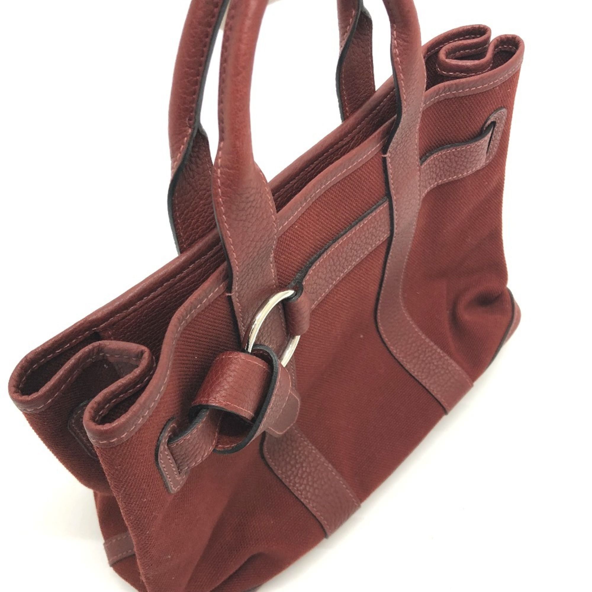 Canvas Leather Tote Bag (Pre-Owned) - Hermes - Modalova