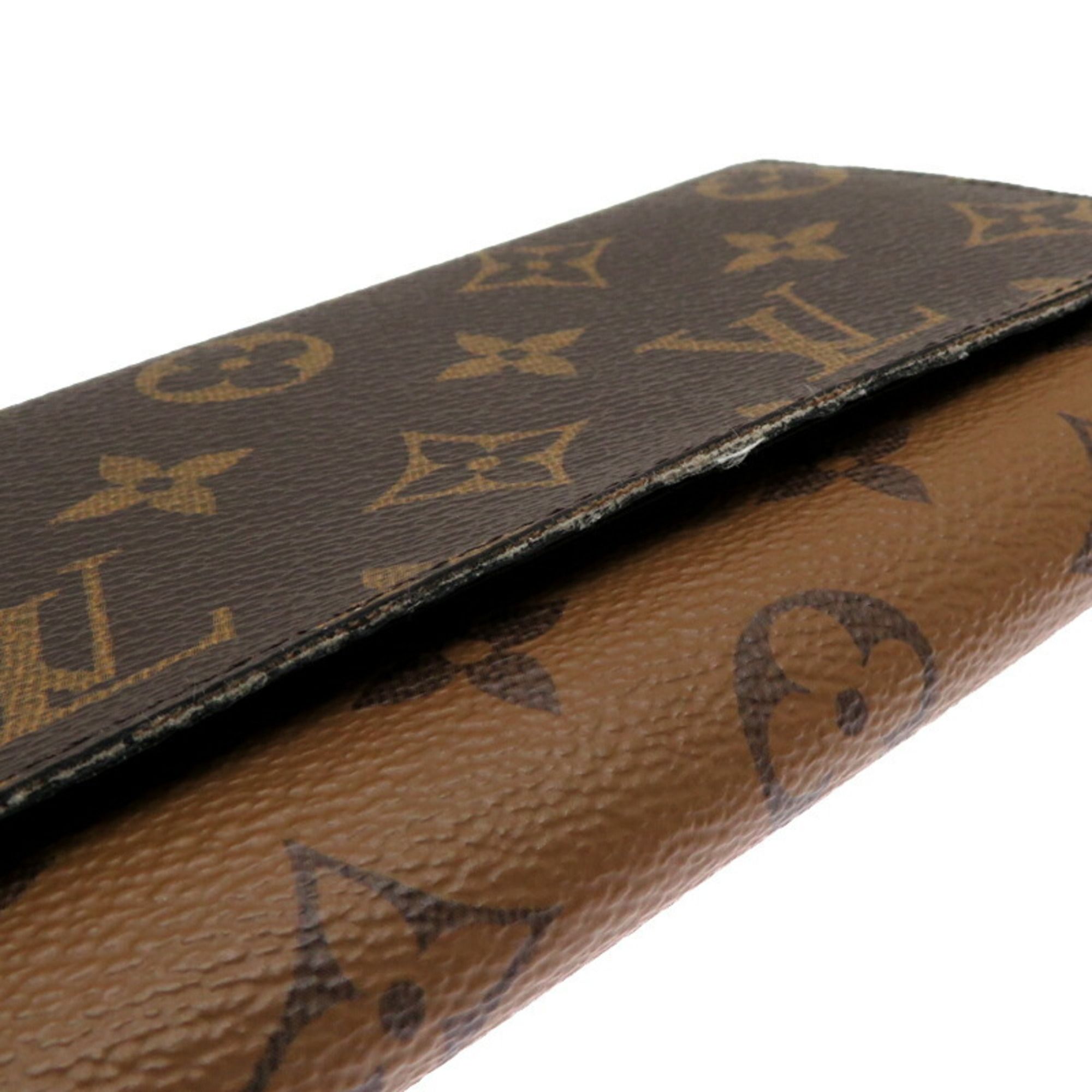 Monogram Reverse Long Wallet (Tri-Fold) (Pre-Owned) - Louis Vuitton - Modalova