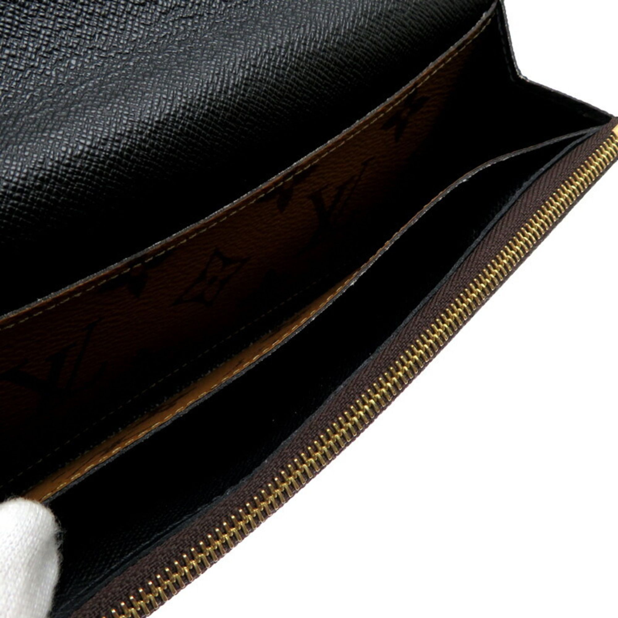 Monogram Reverse Long Wallet (Tri-Fold) (Pre-Owned) - Louis Vuitton - Modalova
