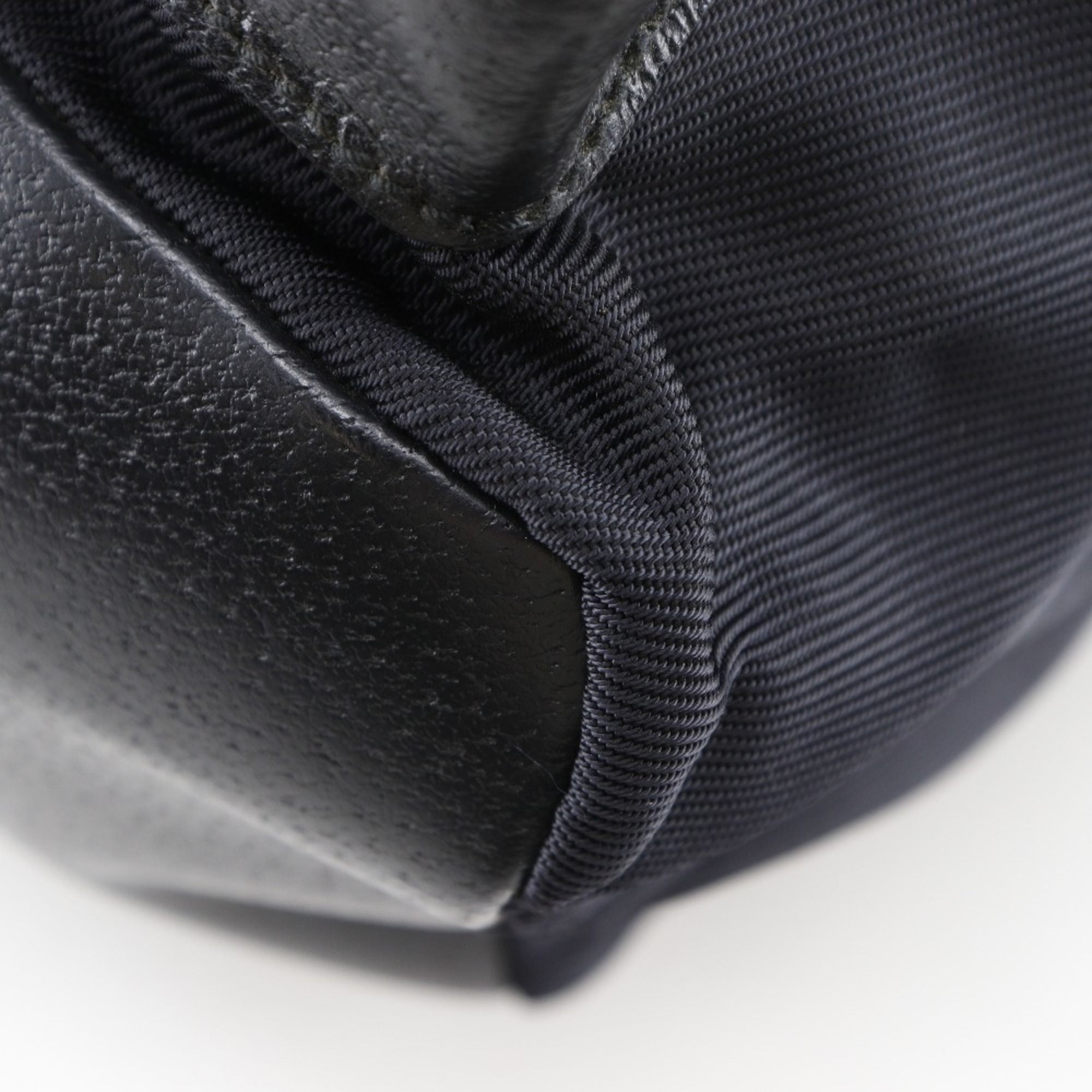 Nylon Canvas Leather Backpack (Pre-Owned) - Gucci - Modalova