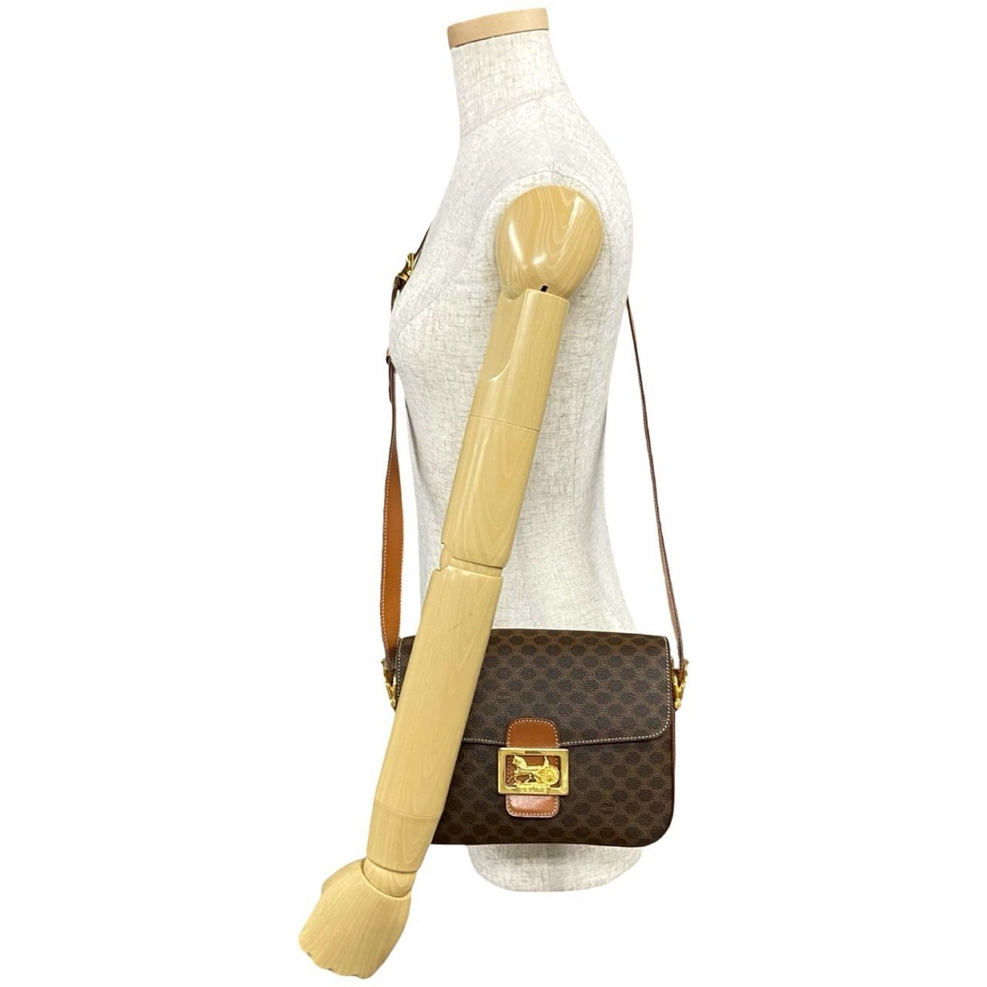 Leather Pvc Pochette Shoulder Bag (Pre-Owned) - Celine - Modalova