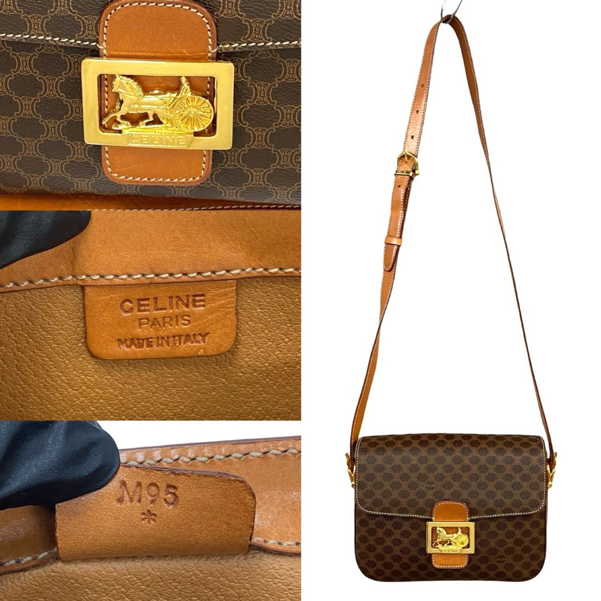 Leather Pvc Pochette Shoulder Bag (Pre-Owned) - Celine - Modalova