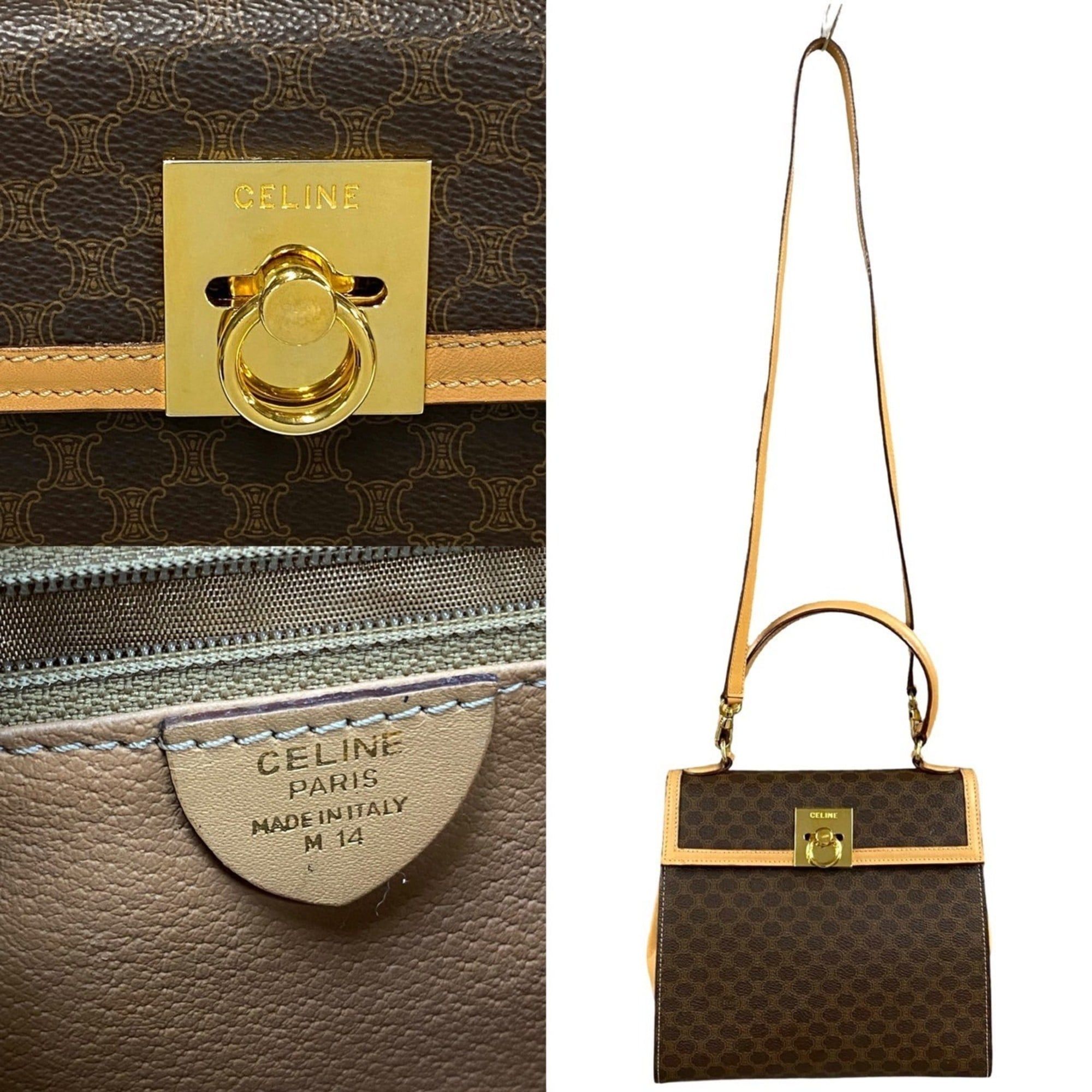 Leather Pvc Handbag Shoulder Bag (Pre-Owned) - Celine - Modalova