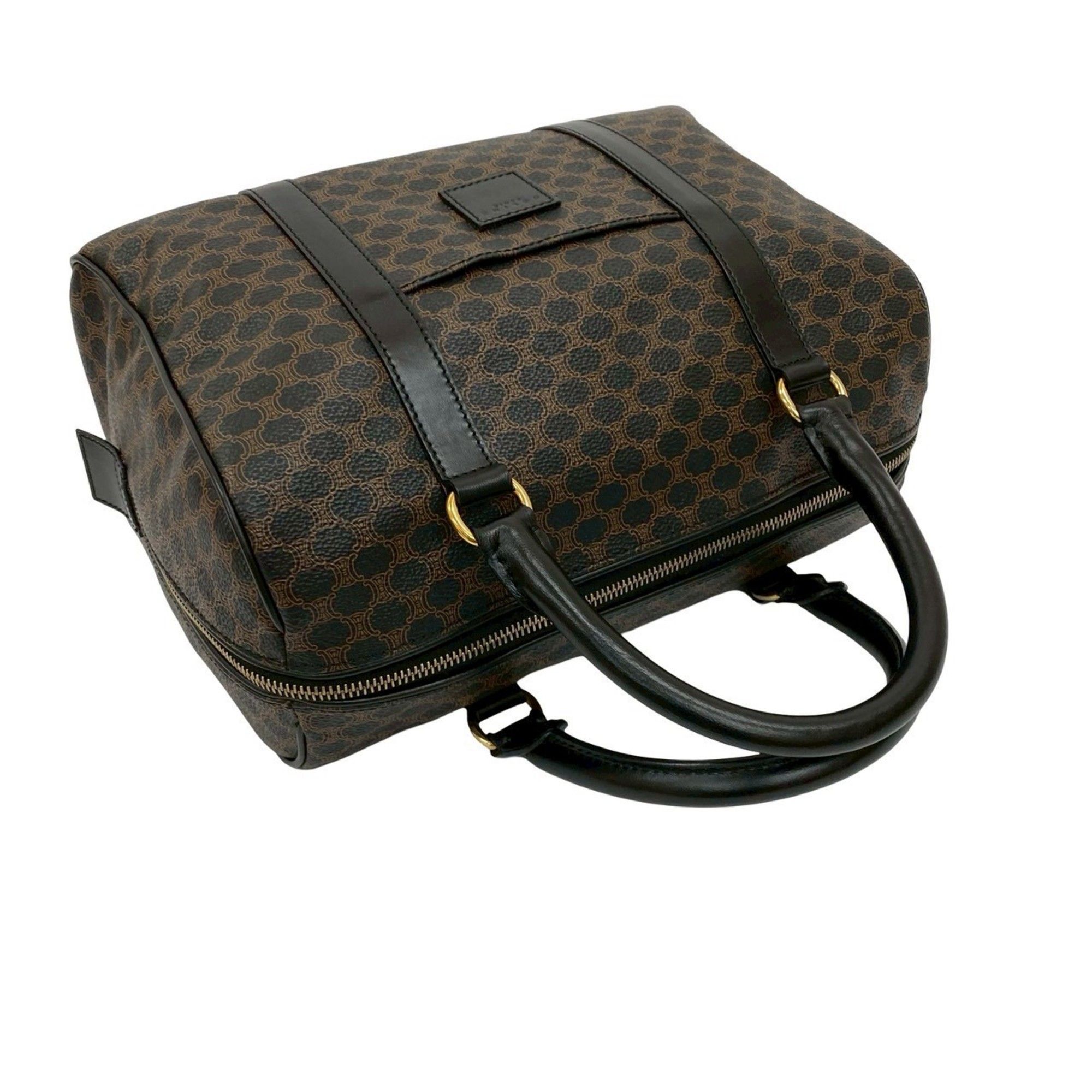Leather Pvc Boston Bag Handbag (Pre-Owned) - Celine - Modalova