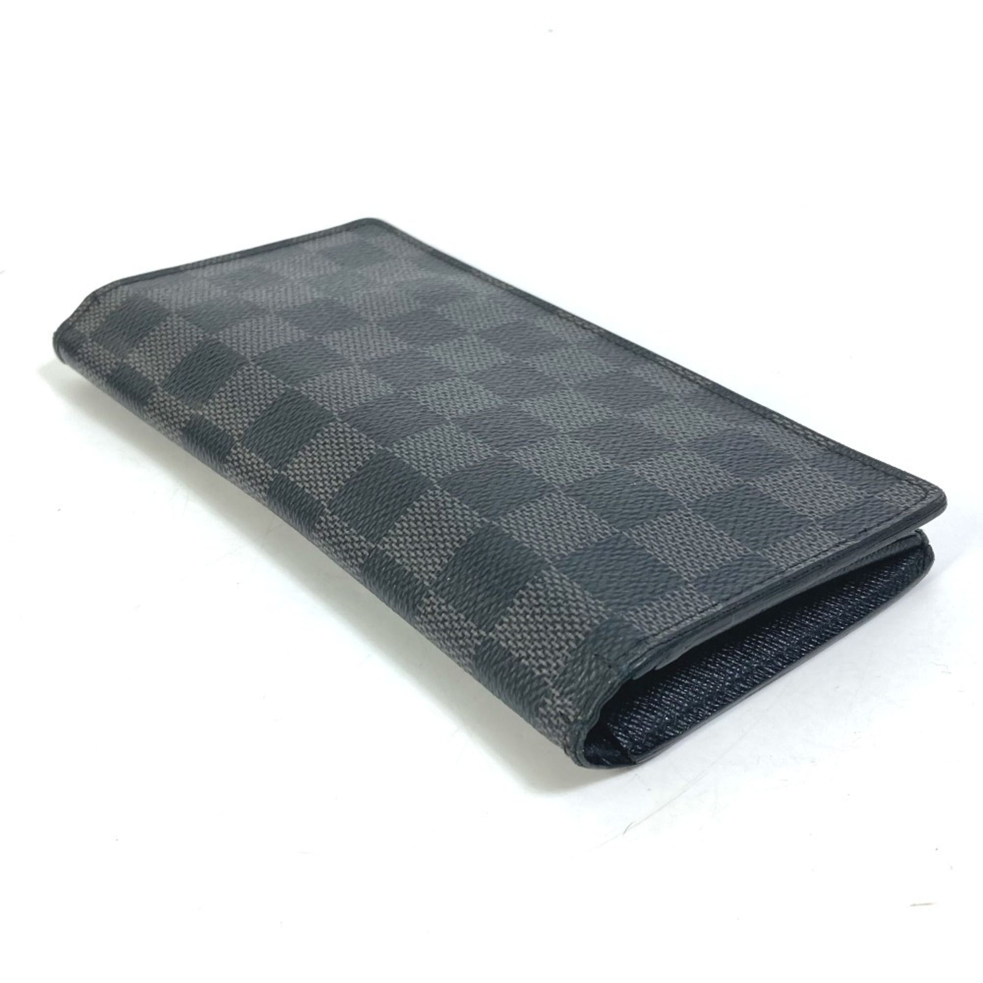 Damier Graphite Damier Graphite Long Wallet (Bi-Fold) (Pre-Owned) - Louis Vuitton - Modalova
