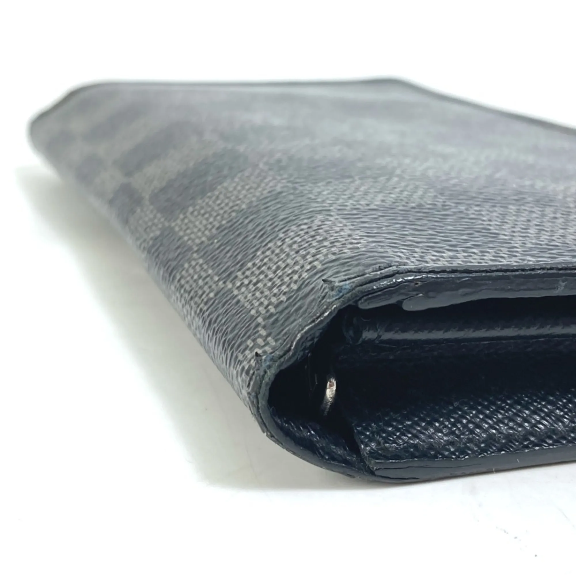 Damier Graphite Damier Graphite Long Wallet (Bi-Fold) (Pre-Owned) - Louis Vuitton - Modalova