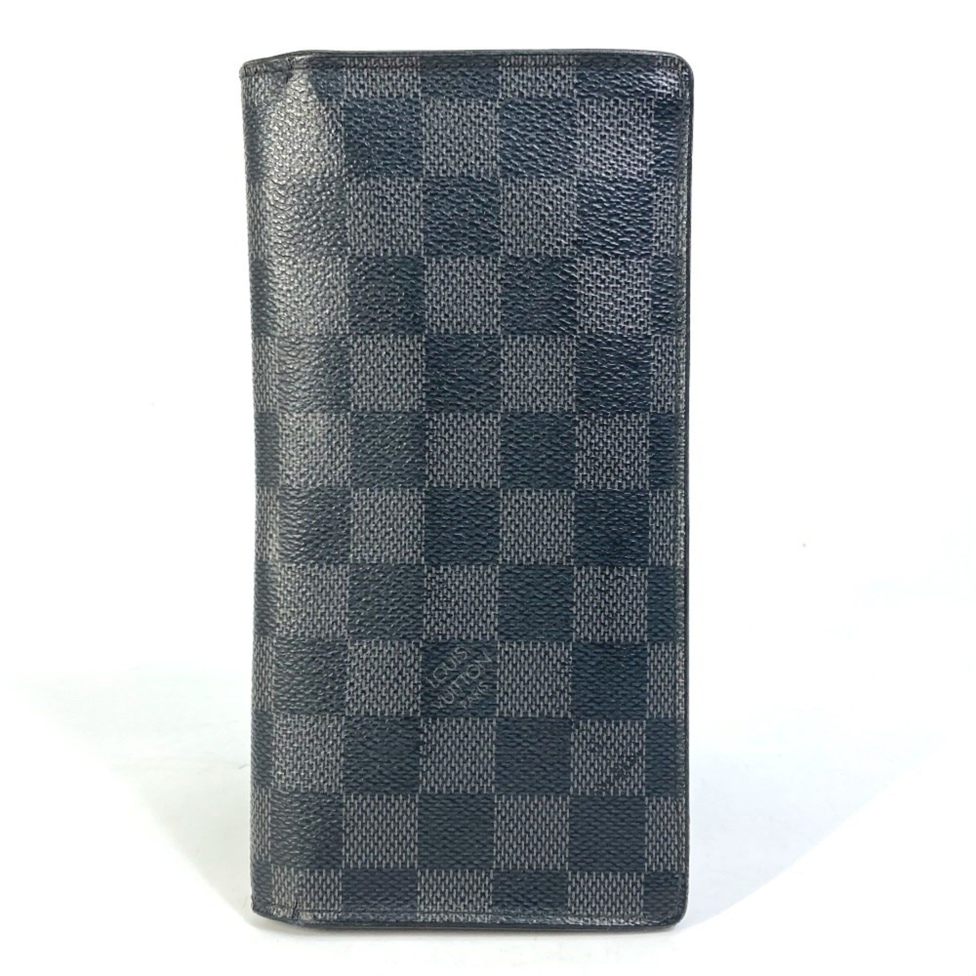 Damier Graphite Damier Graphite Long Wallet (Bi-Fold) (Pre-Owned) - Louis Vuitton - Modalova
