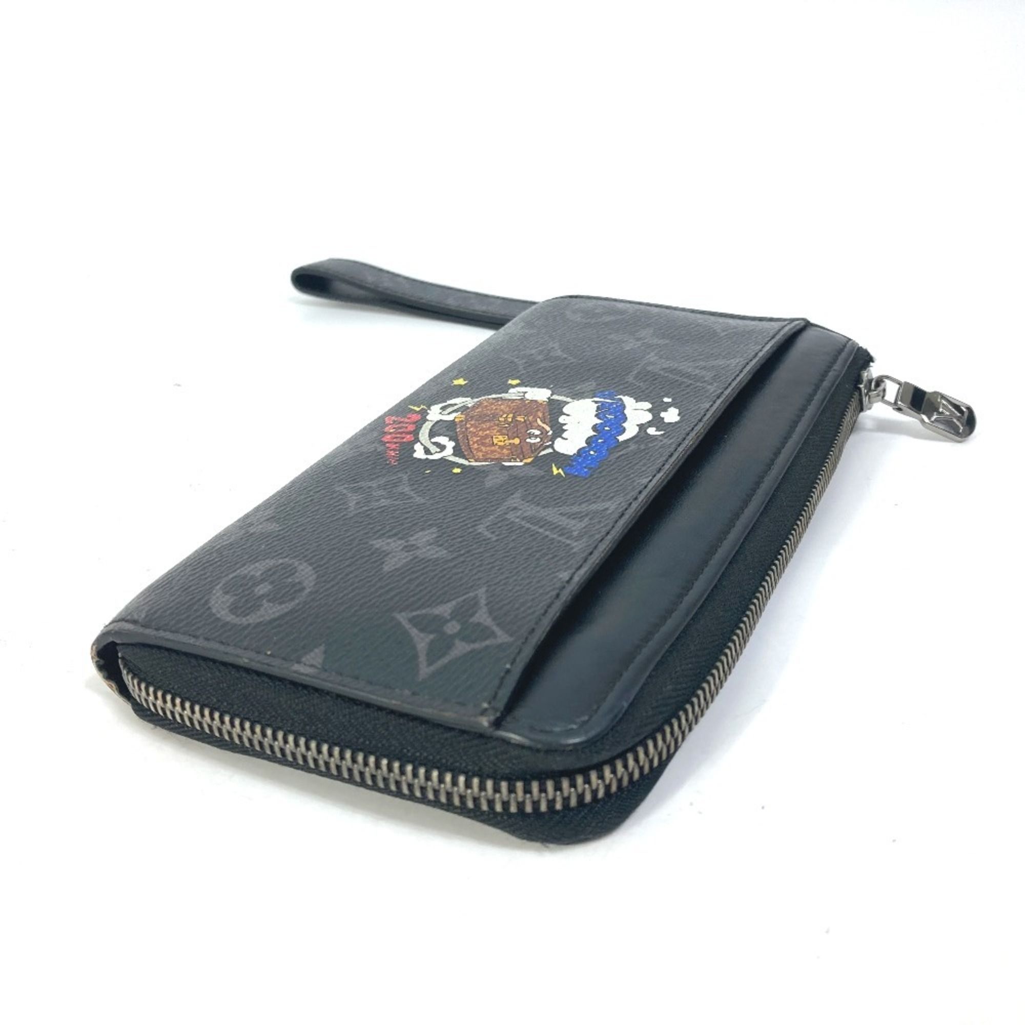 Monogram Eclipse Monogram Eclipse Long Wallet (Bi-Fold) (Pre-Owned) - Louis Vuitton - Modalova