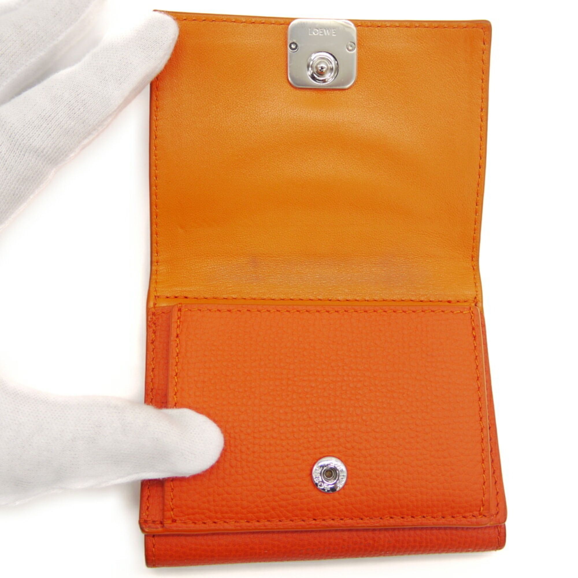 Leather Wallet (Tri-Fold) (Pre-Owned) - Loewe - Modalova