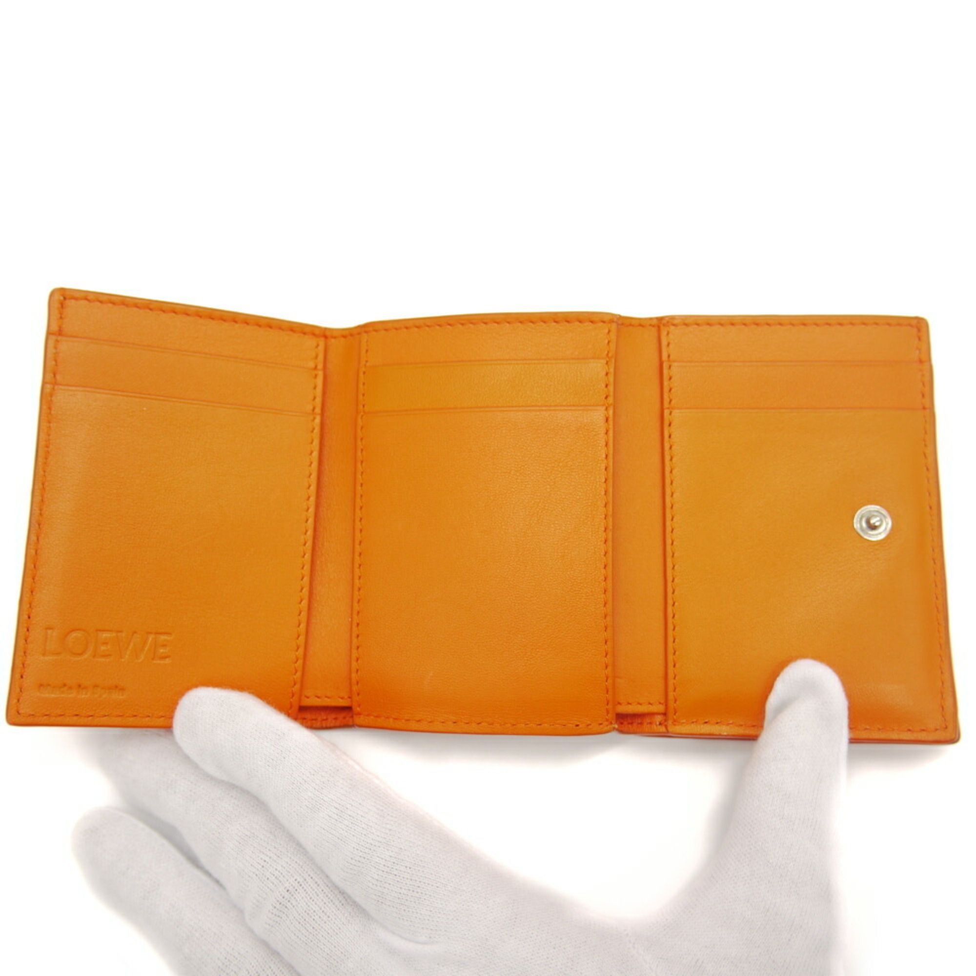 Leather Wallet (Tri-Fold) (Pre-Owned) - Loewe - Modalova