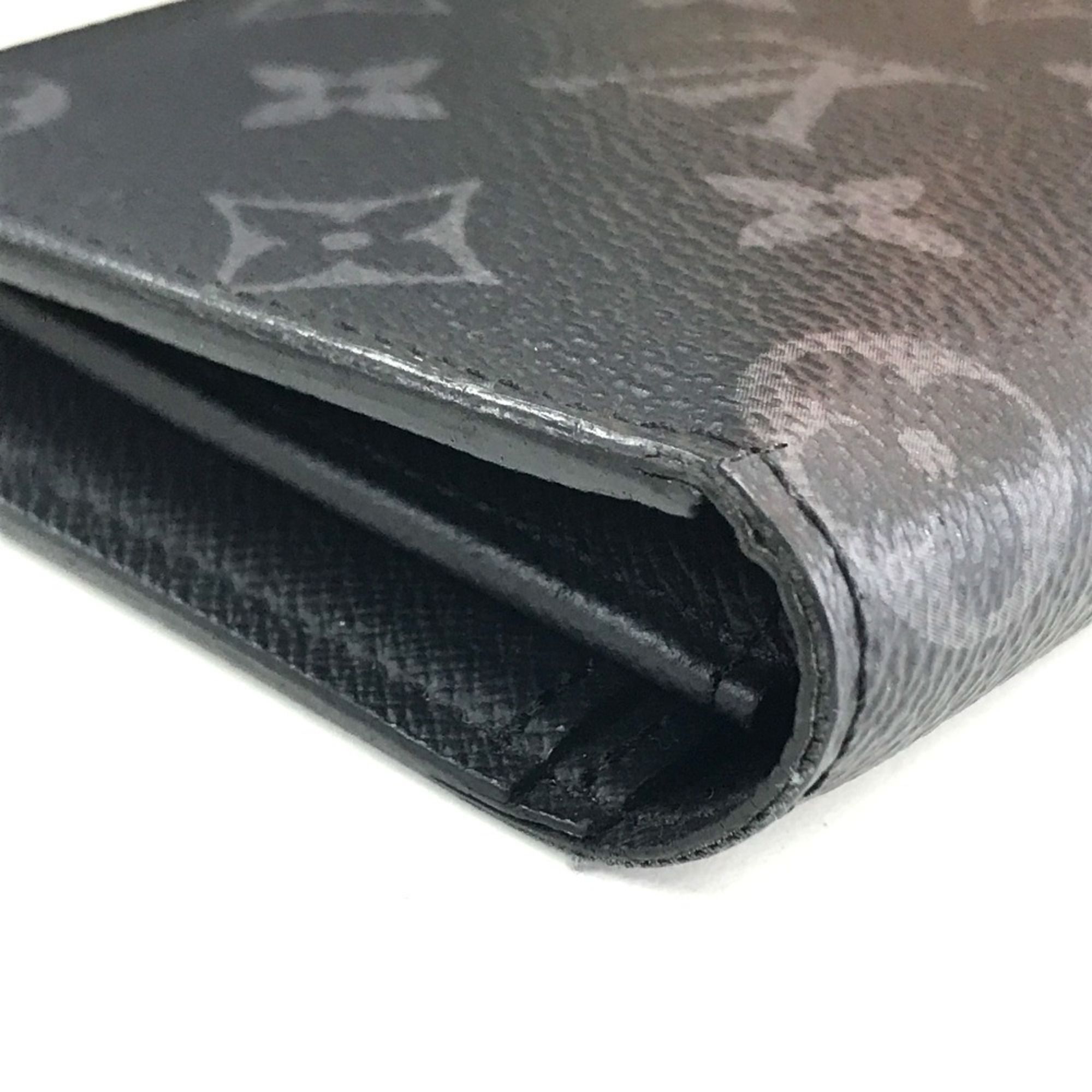 Monogram Eclipse Monogram Eclipse Long Wallet (Bi-Fold) (Pre-Owned) - Louis Vuitton - Modalova