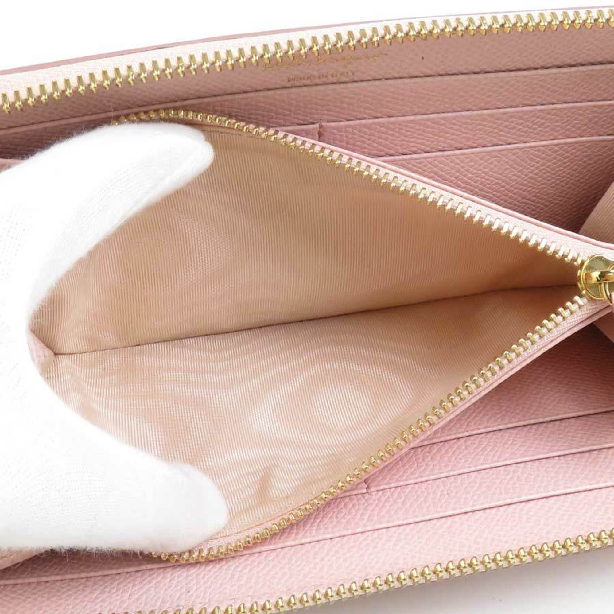 Leather Long Wallet (Bi-Fold) (Pre-Owned) - Salvatore Ferragamo - Modalova