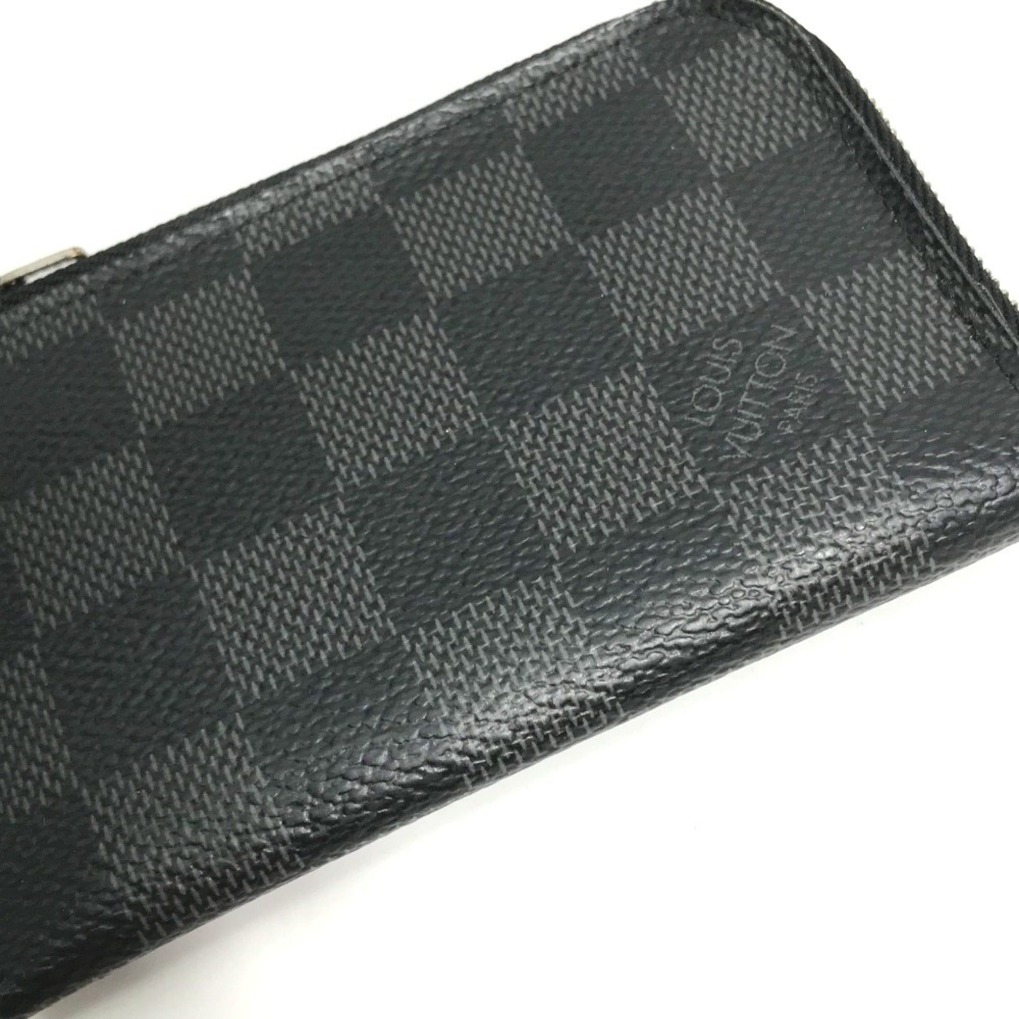 Damier Graphite Coin Purse/Coin Case (Pre-Owned) - Louis Vuitton - Modalova