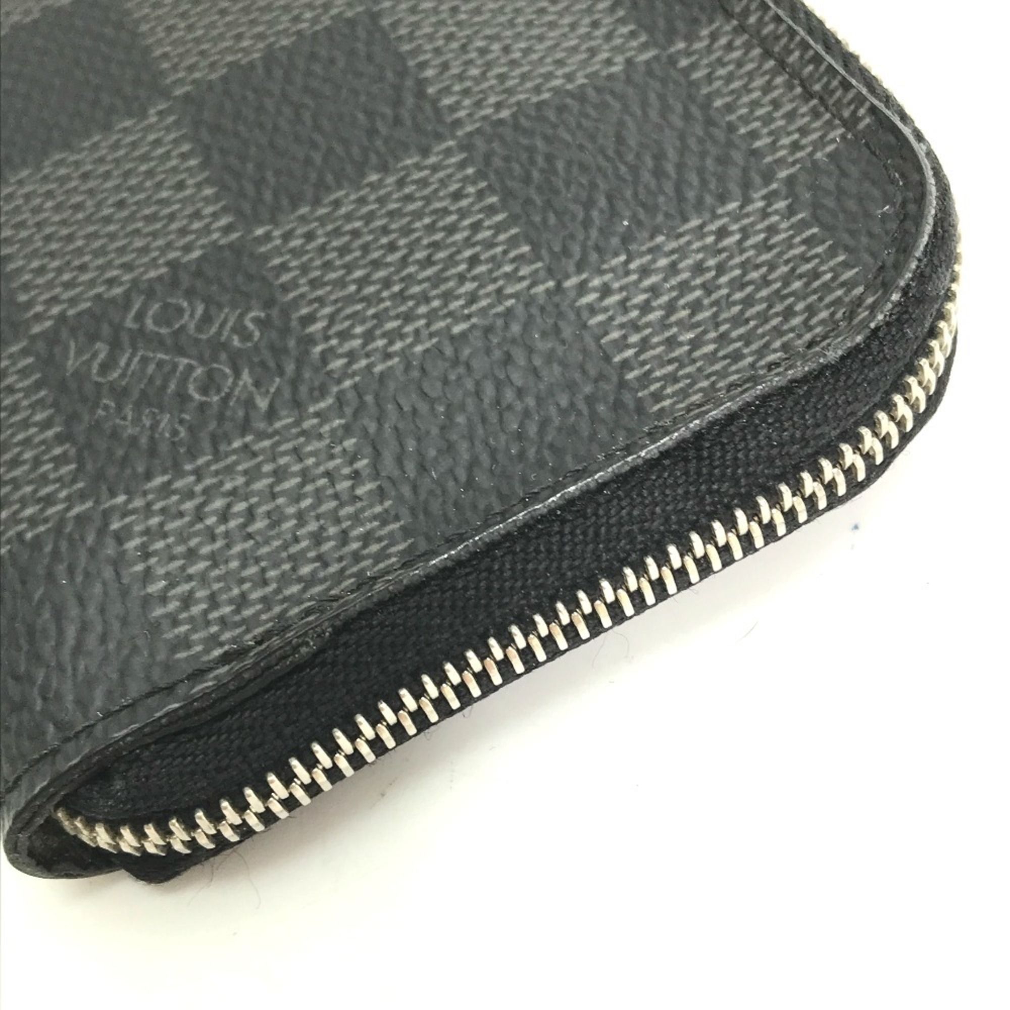 Damier Graphite Coin Purse/Coin Case (Pre-Owned) - Louis Vuitton - Modalova