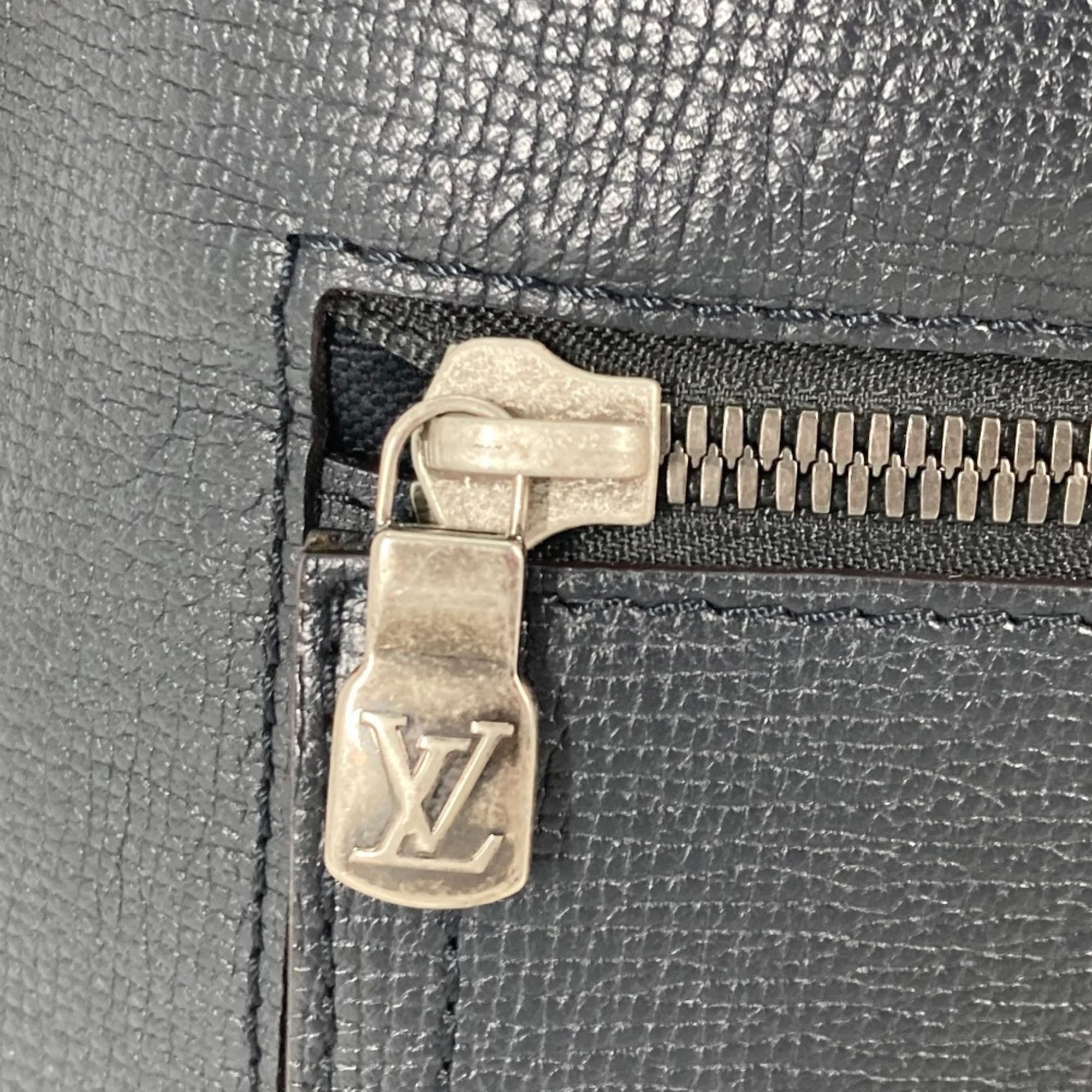 Blue Utah Leather Backpack (Pre-Owned) - Louis Vuitton - Modalova