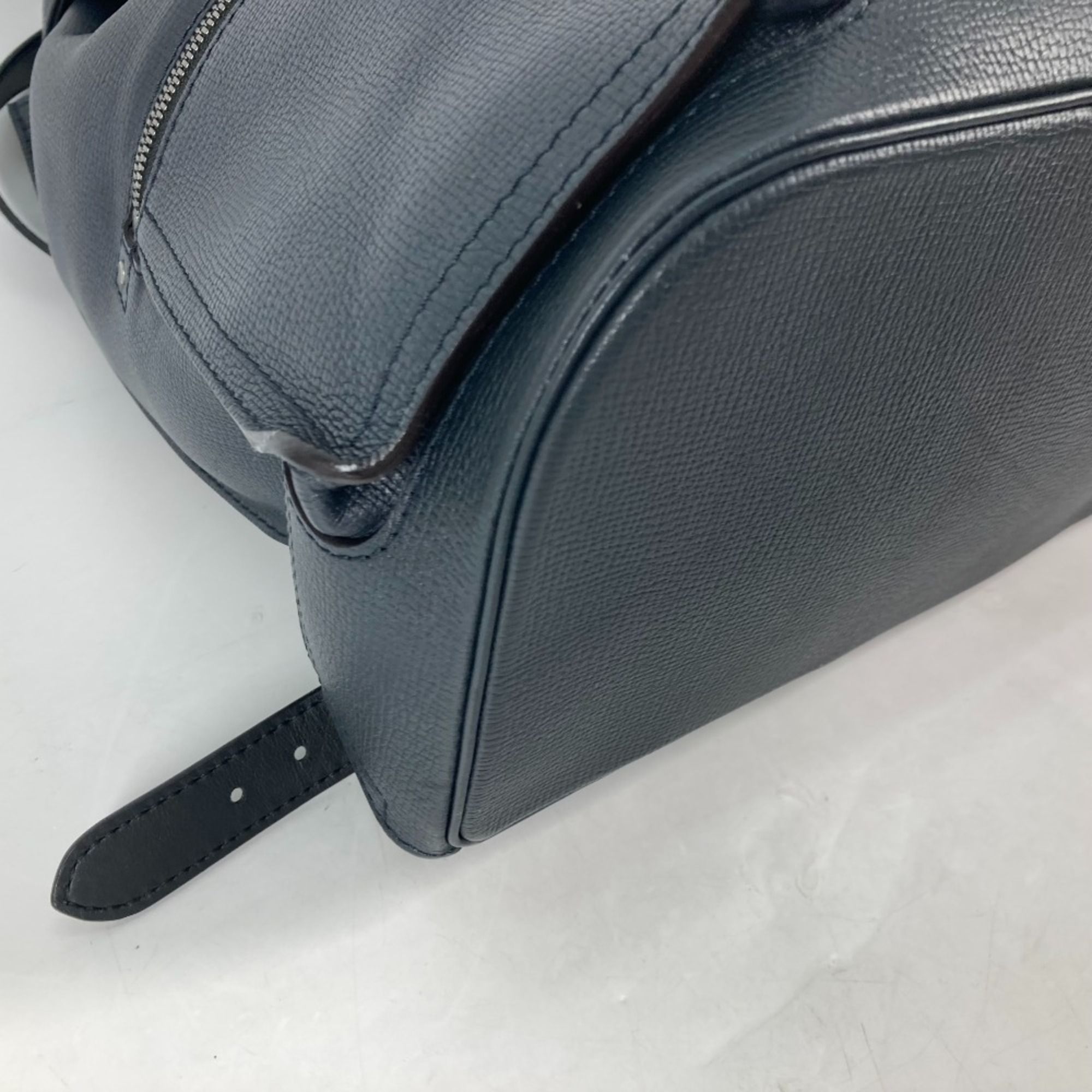 Blue Utah Leather Backpack (Pre-Owned) - Louis Vuitton - Modalova