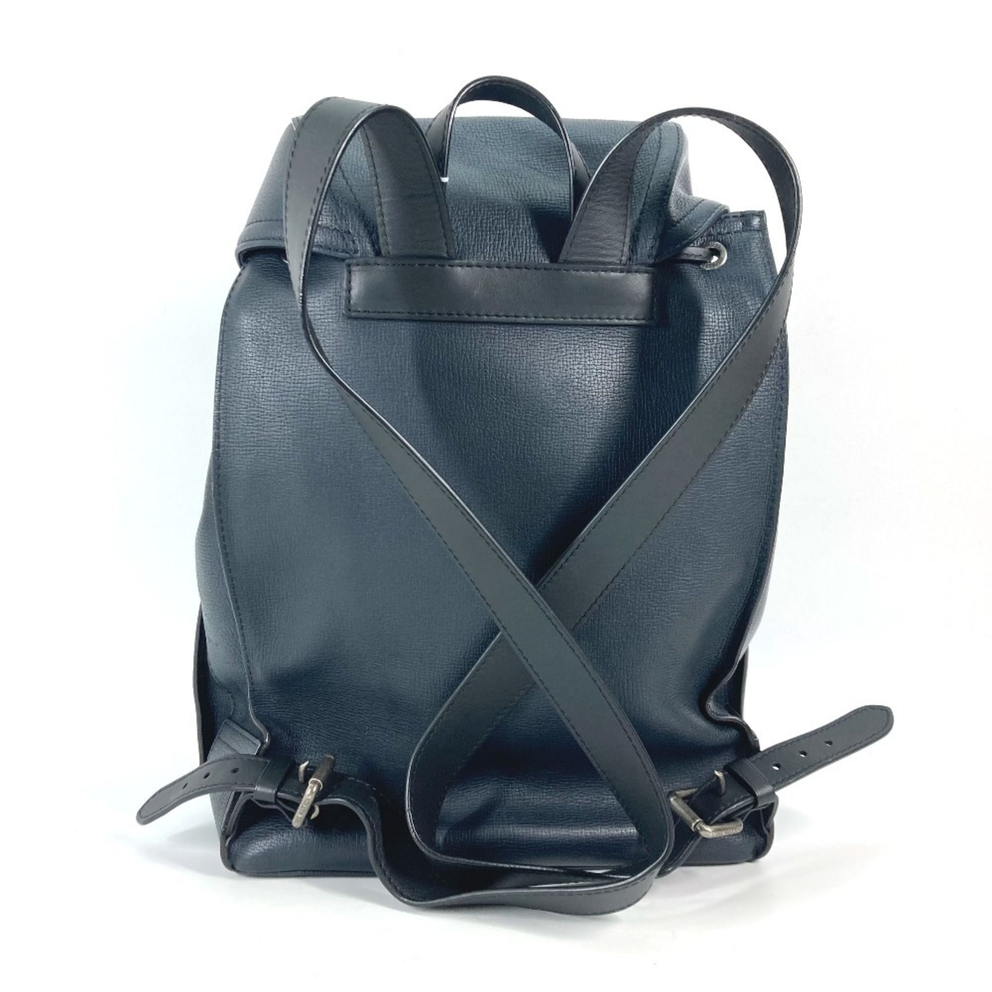 Blue Utah Leather Backpack (Pre-Owned) - Louis Vuitton - Modalova