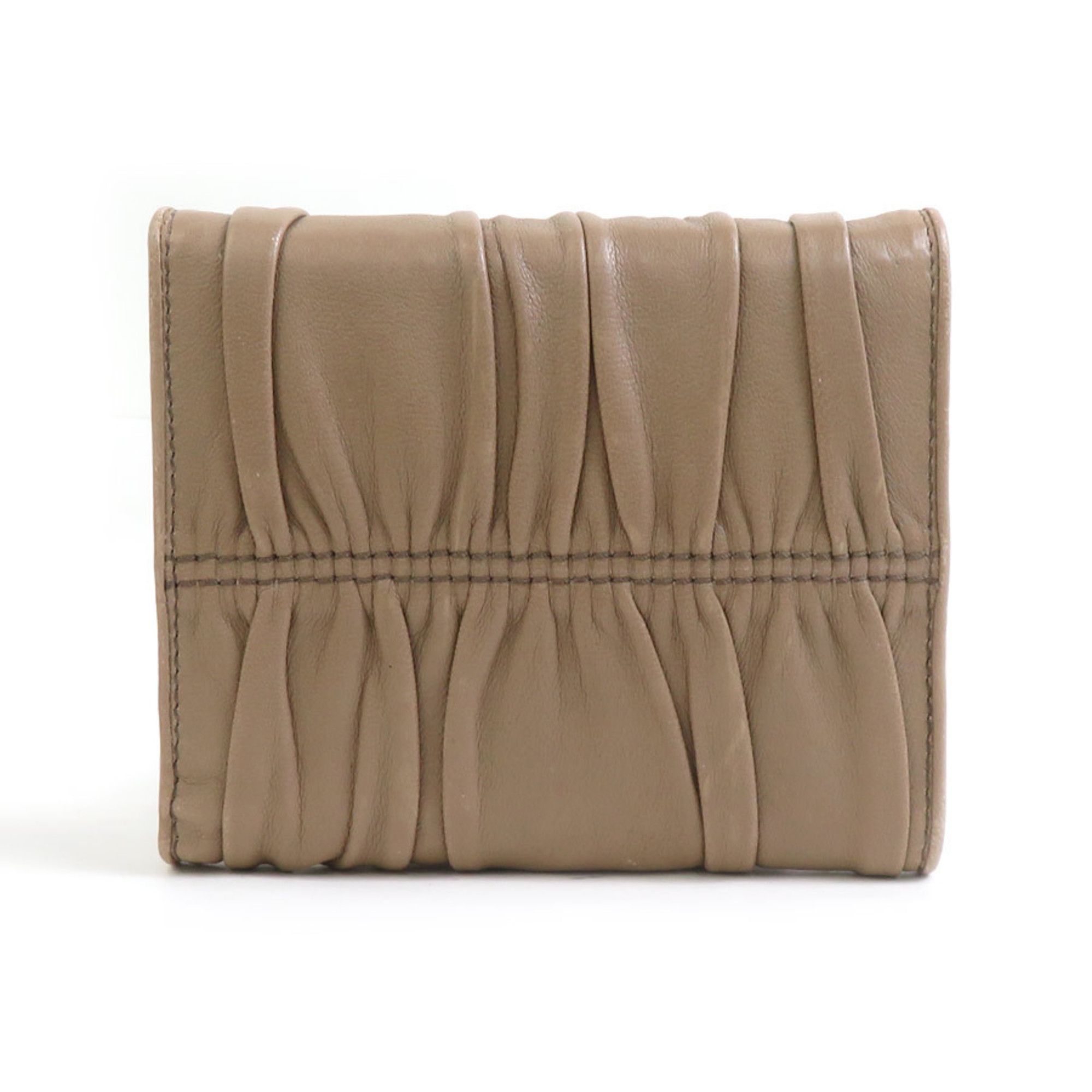 Leather Wallet (Tri-Fold) (Pre-Owned) - Prada - Modalova