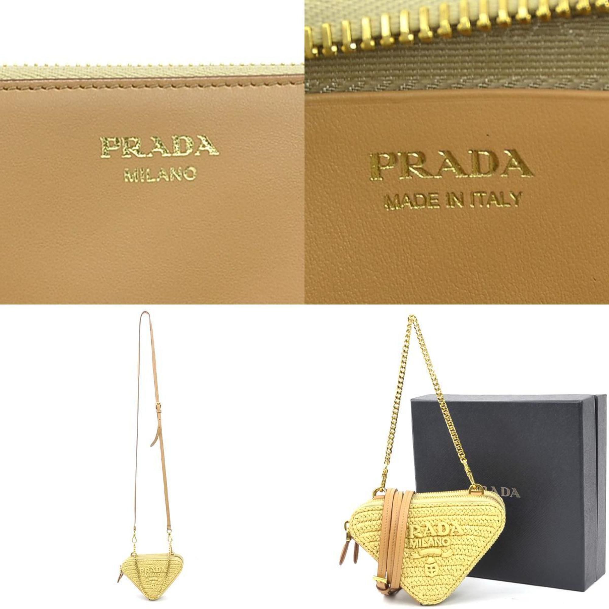 Leather Viscose Shoulder Bag (Pre-Owned) - Prada - Modalova
