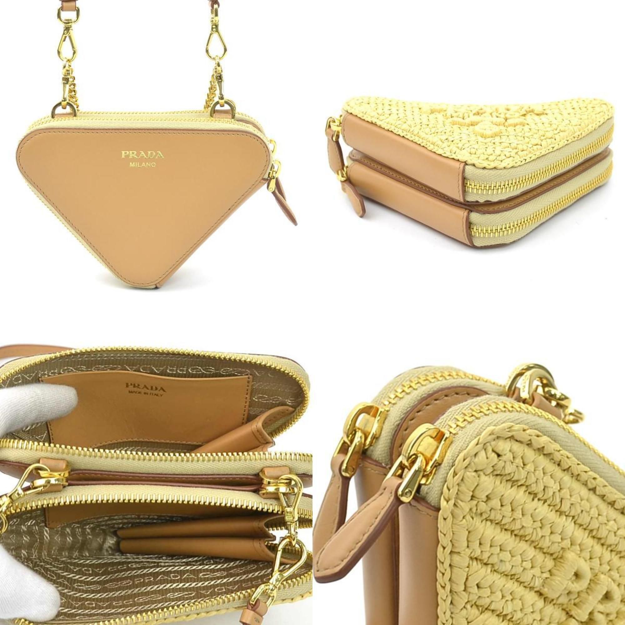 Leather Viscose Shoulder Bag (Pre-Owned) - Prada - Modalova