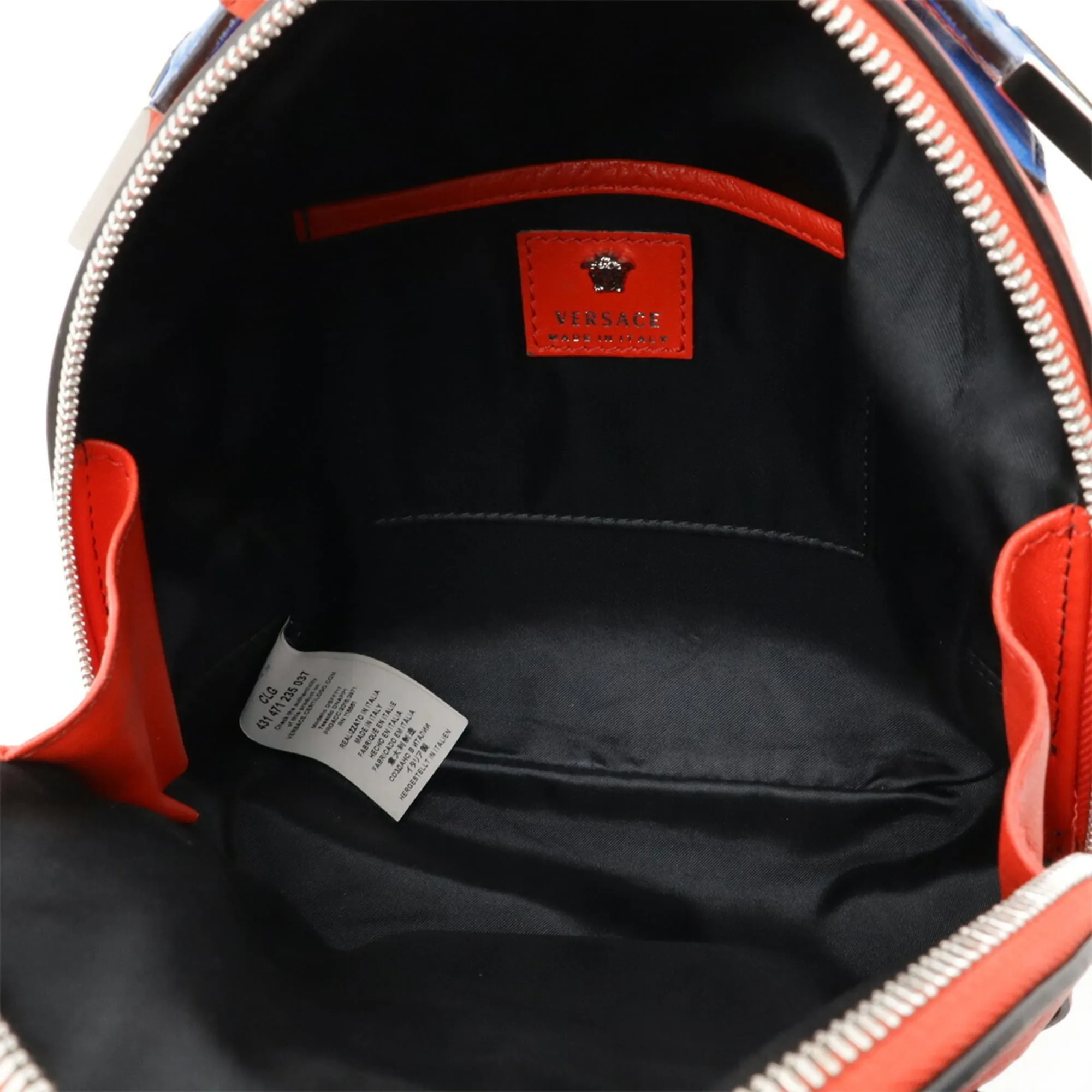 Leather Backpack (Pre-Owned) - Versace - Modalova