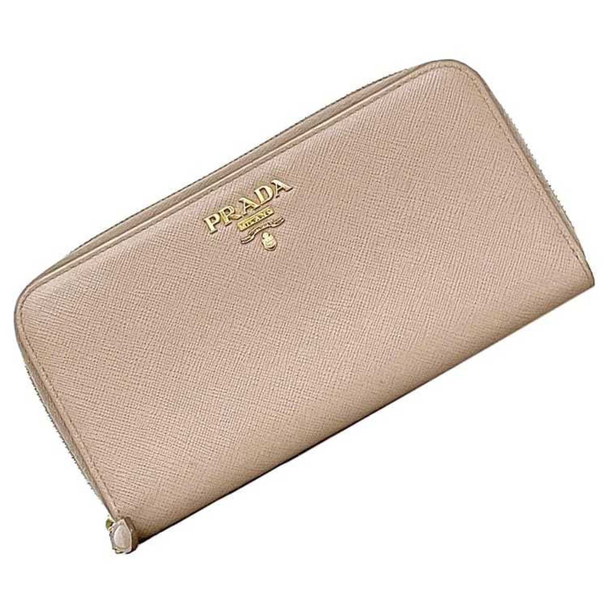 Leather Long Wallet (Bi-Fold) (Pre-Owned) - Prada - Modalova