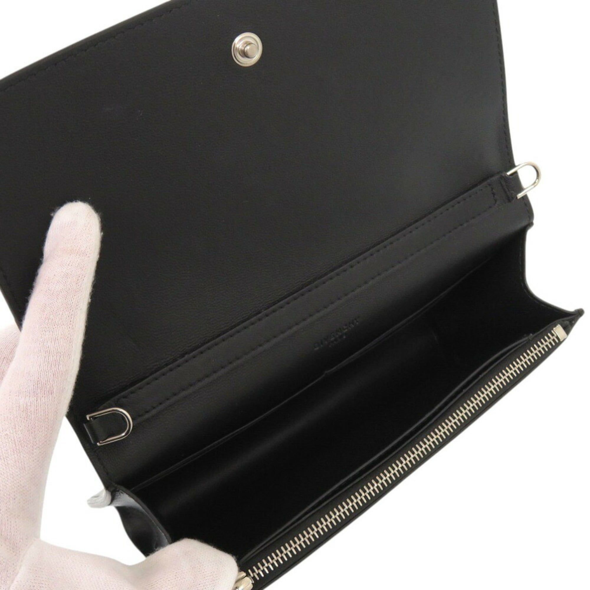 Leather Chain/Shoulder Wallet (Pre-Owned) - Givenchy - Modalova