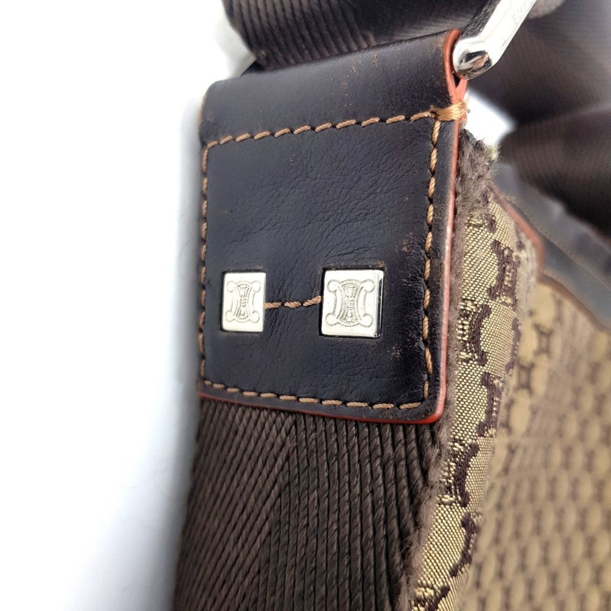 Macadam Canvas Leather Shoulder Bag (Pre-Owned) - Celine - Modalova