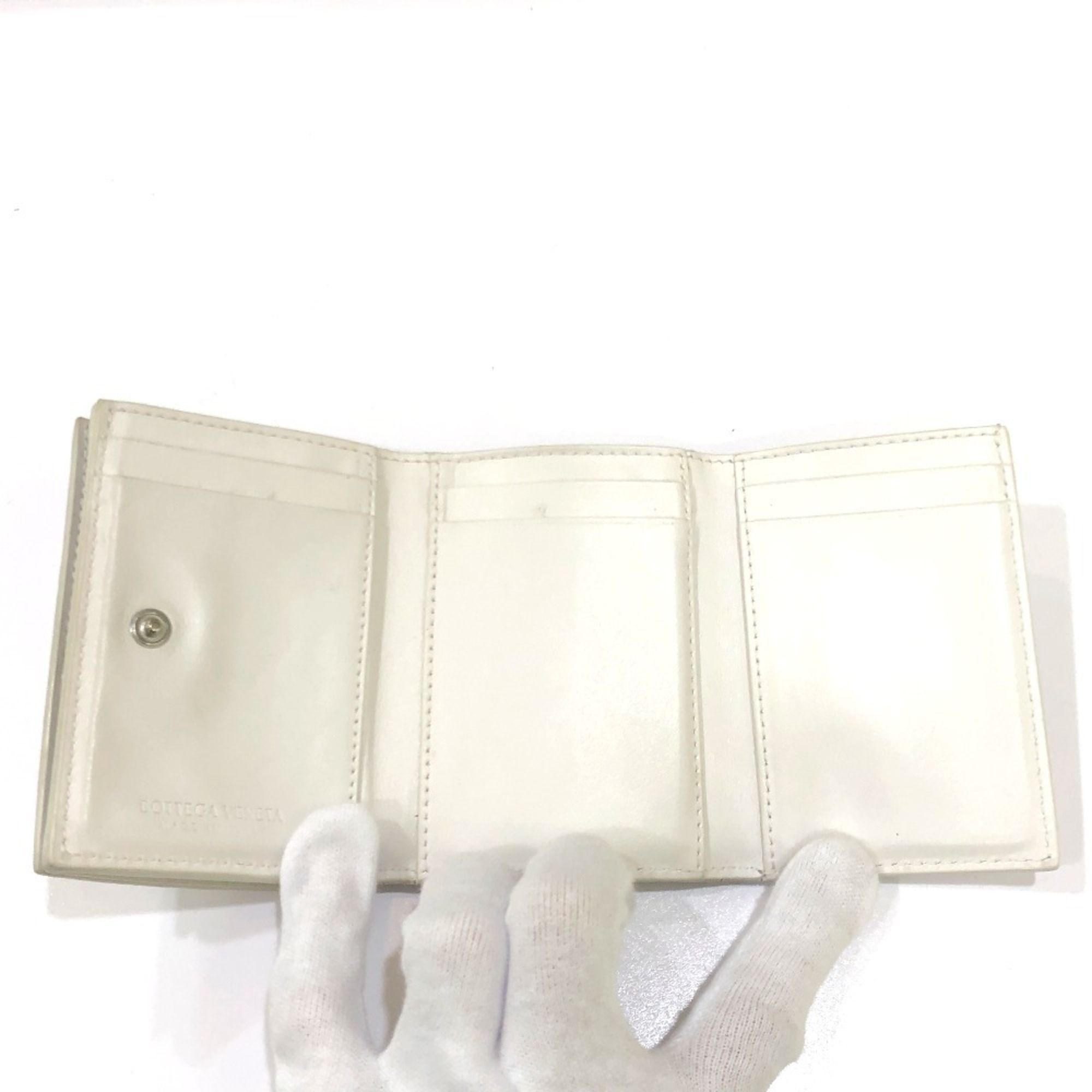 Leather Wallet (Tri-Fold) (Pre-Owned) - Bottega Veneta - Modalova