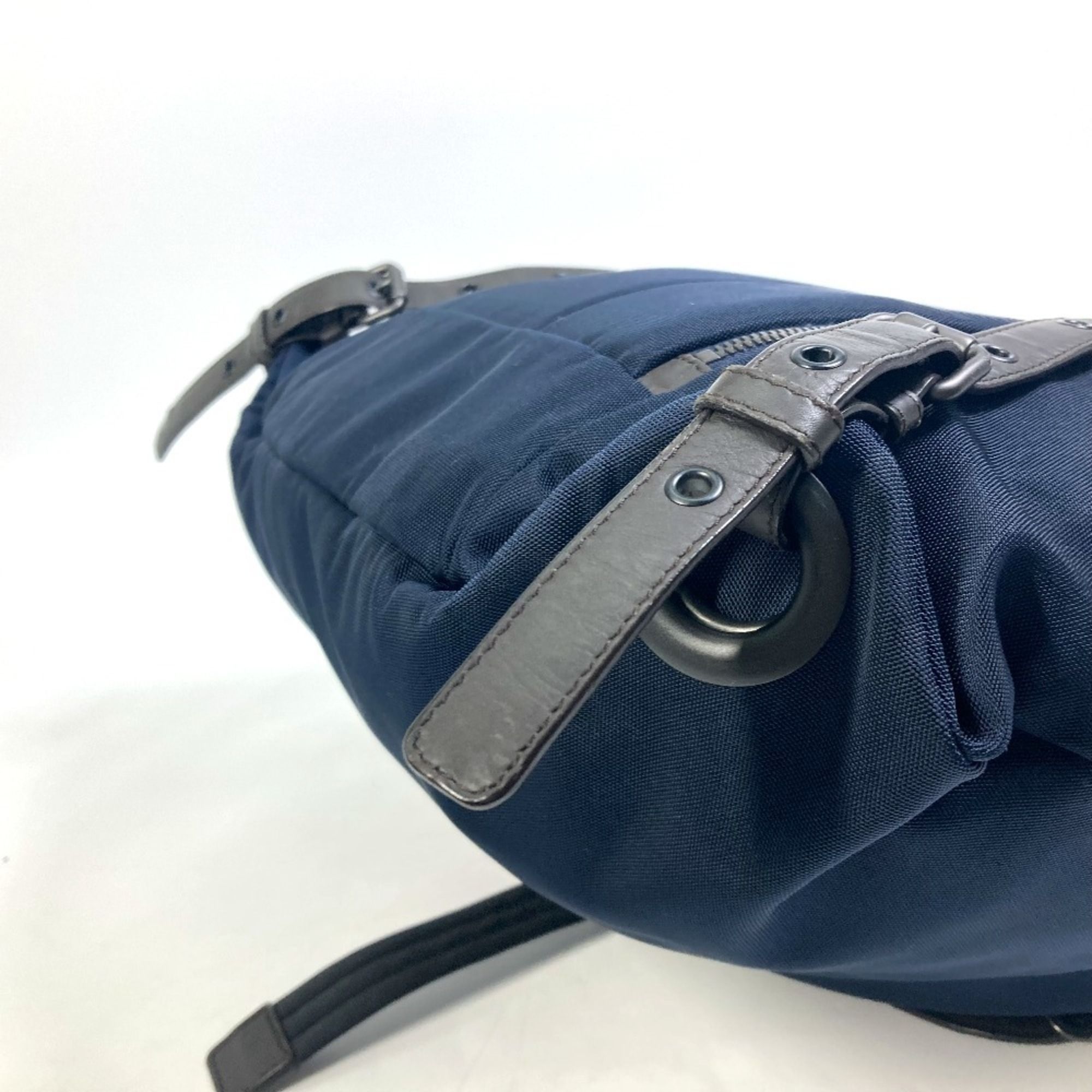 Nylon Leather Backpack (Pre-Owned) - Bottega Veneta - Modalova