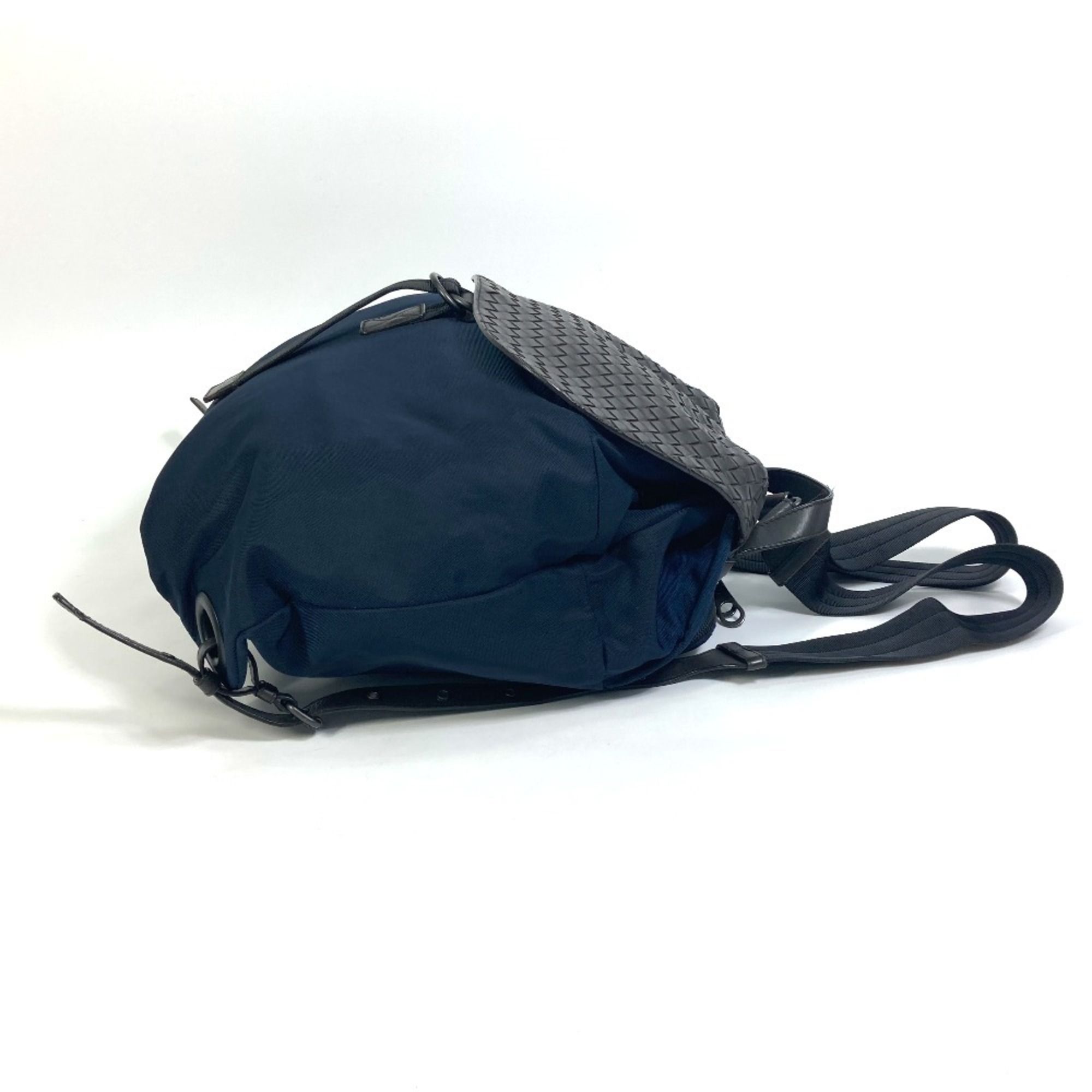 Nylon Leather Backpack (Pre-Owned) - Bottega Veneta - Modalova