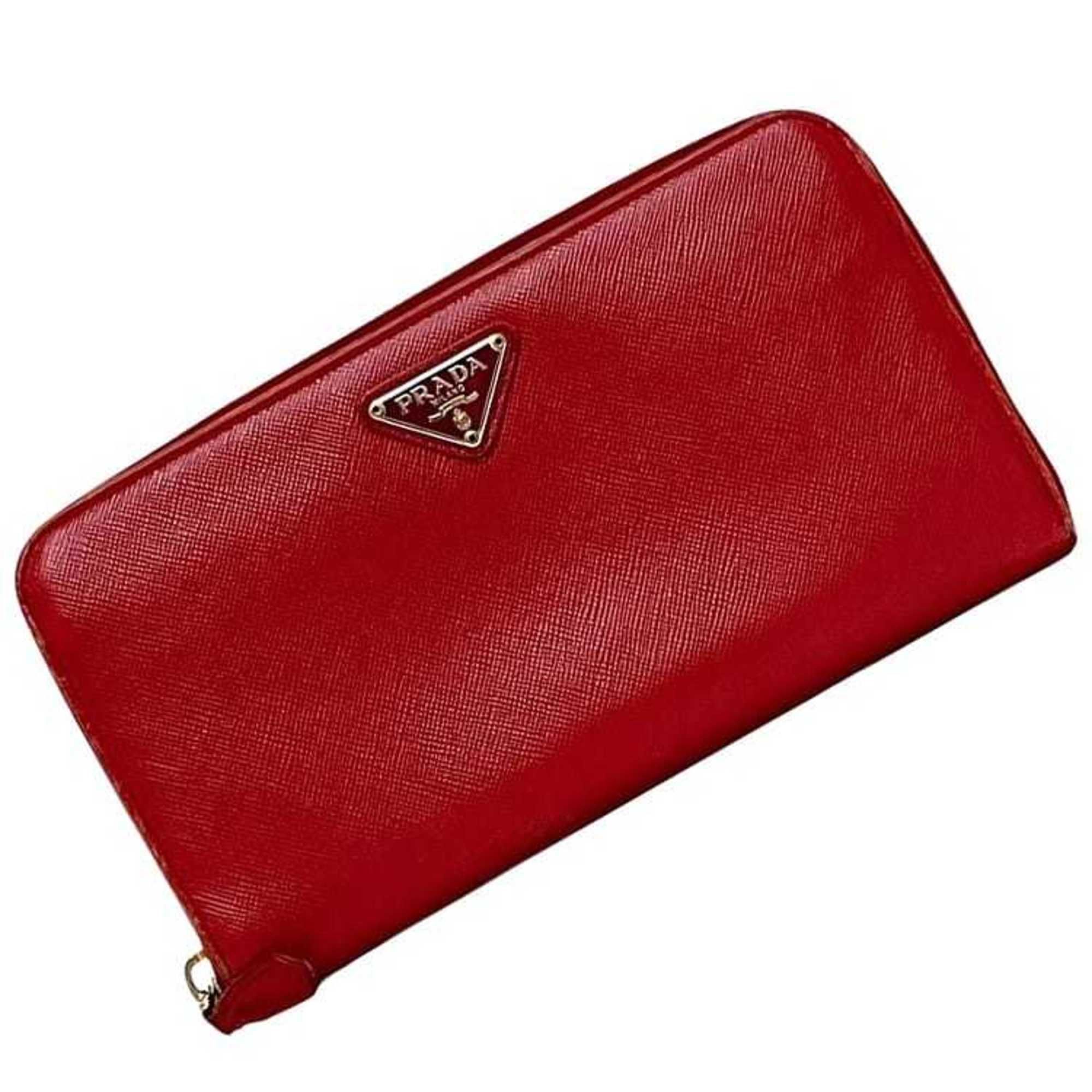 Saffiano Long Wallet (Bi-Fold) (Pre-Owned) - Prada - Modalova