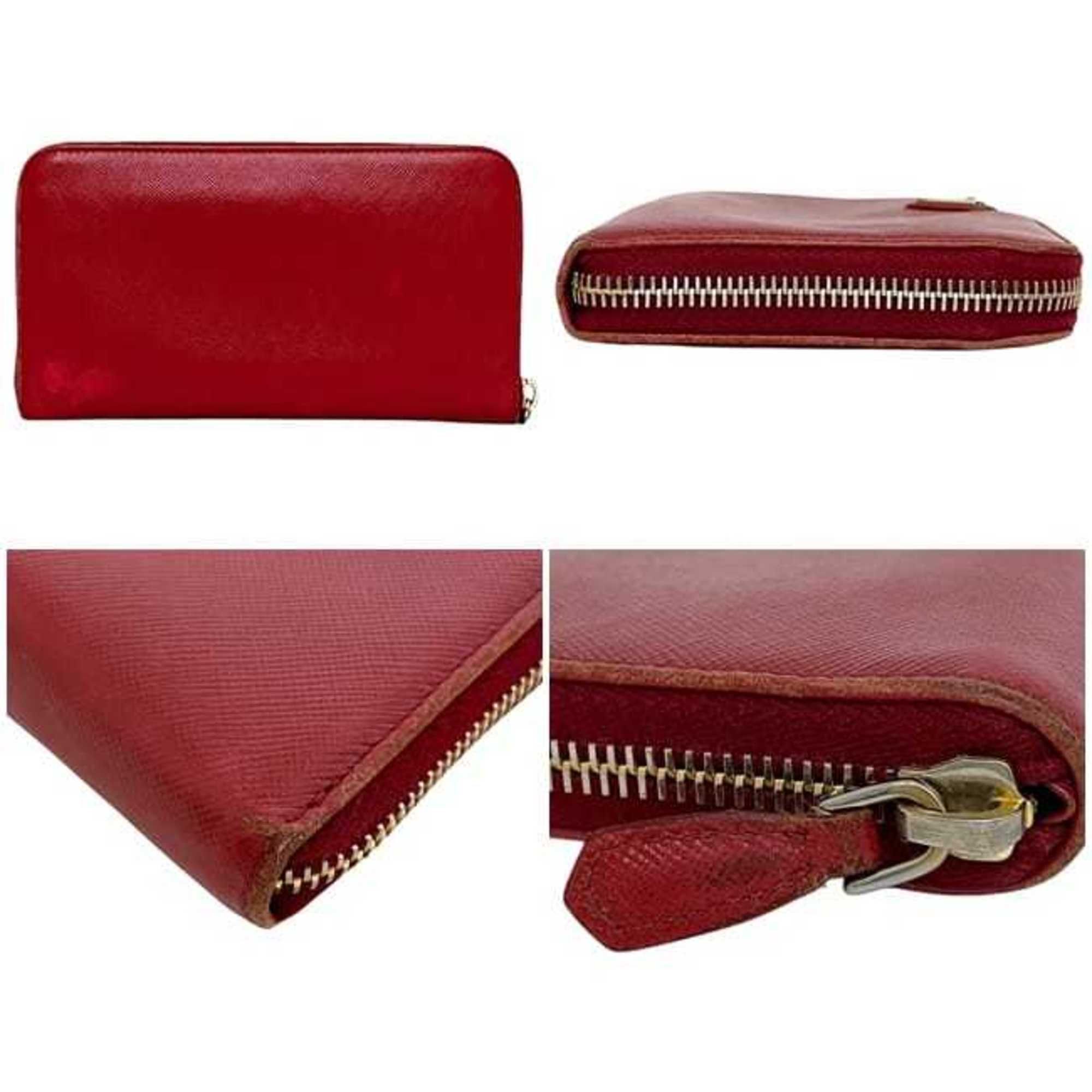 Saffiano Long Wallet (Bi-Fold) (Pre-Owned) - Prada - Modalova