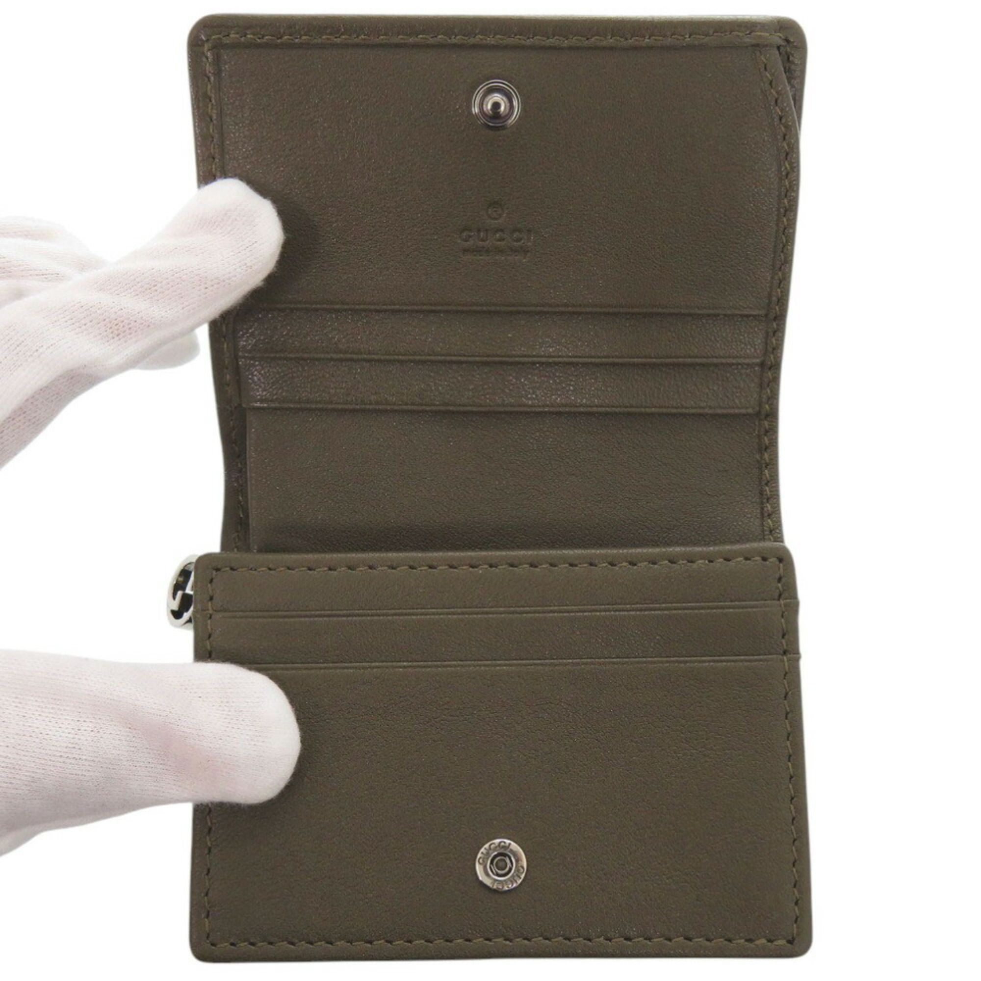 Leather Wallet (Bi-Fold) (Pre-Owned) - Gucci - Modalova