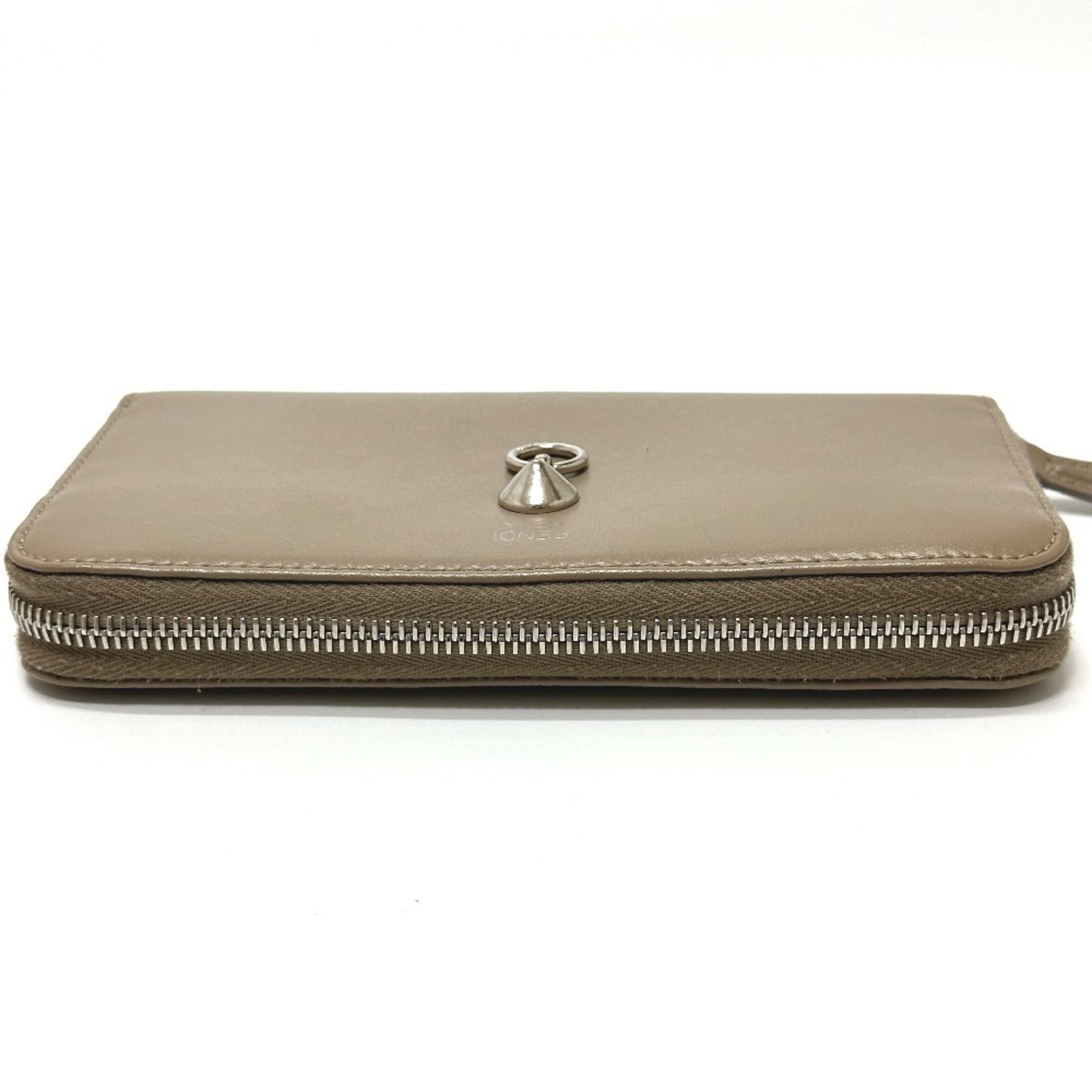 Leather Long Wallet (Bi-Fold) (Pre-Owned) - Fendi - Modalova