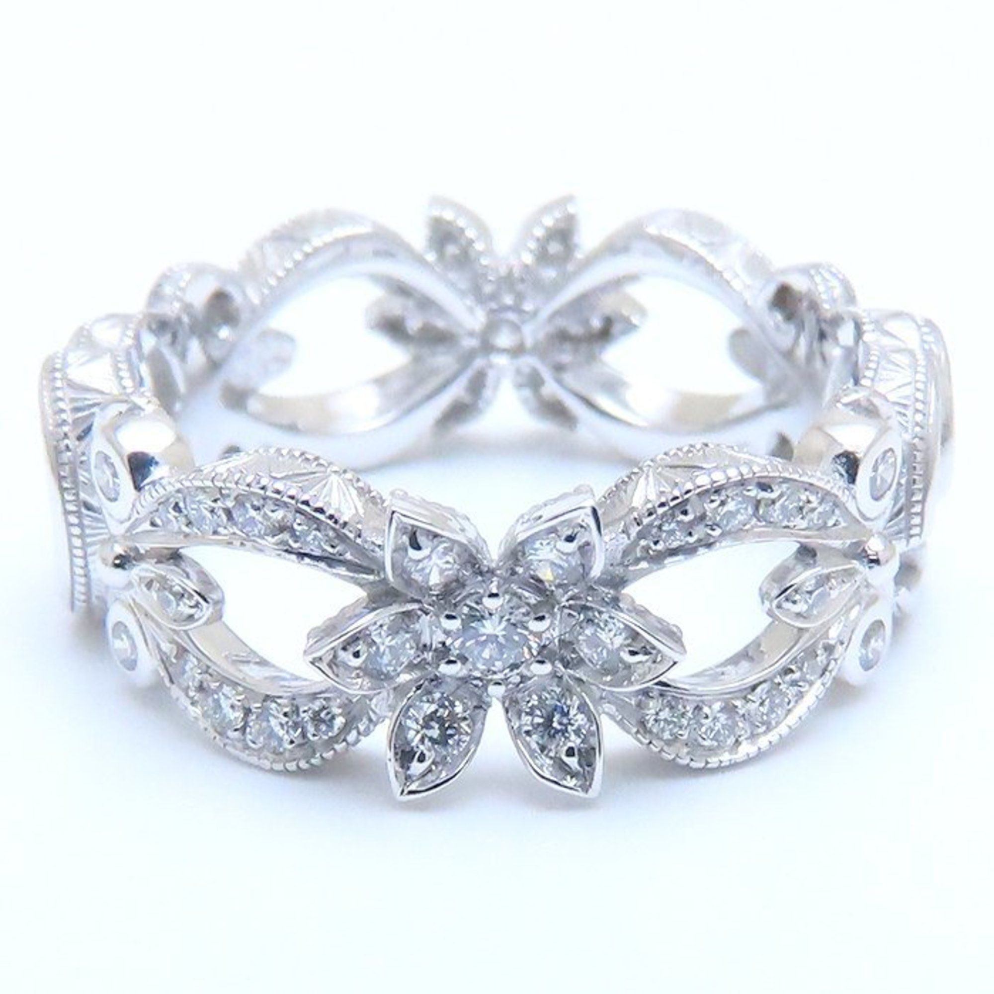 White Gold (18K) Band Ring (Pre-Owned) - Gucci - Modalova