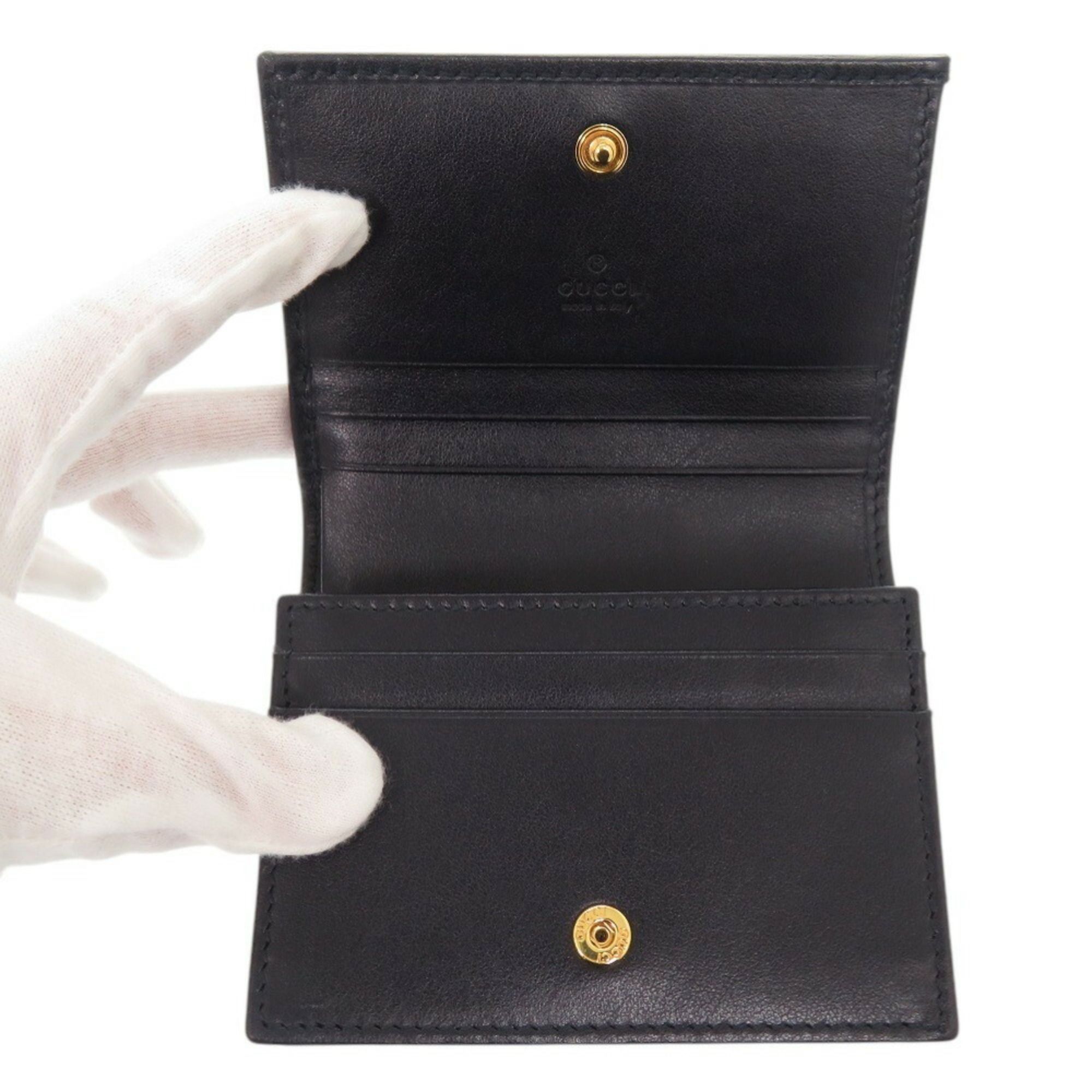 Canvas Leather Wallet (Bi-Fold) (Pre-Owned) - Gucci - Modalova